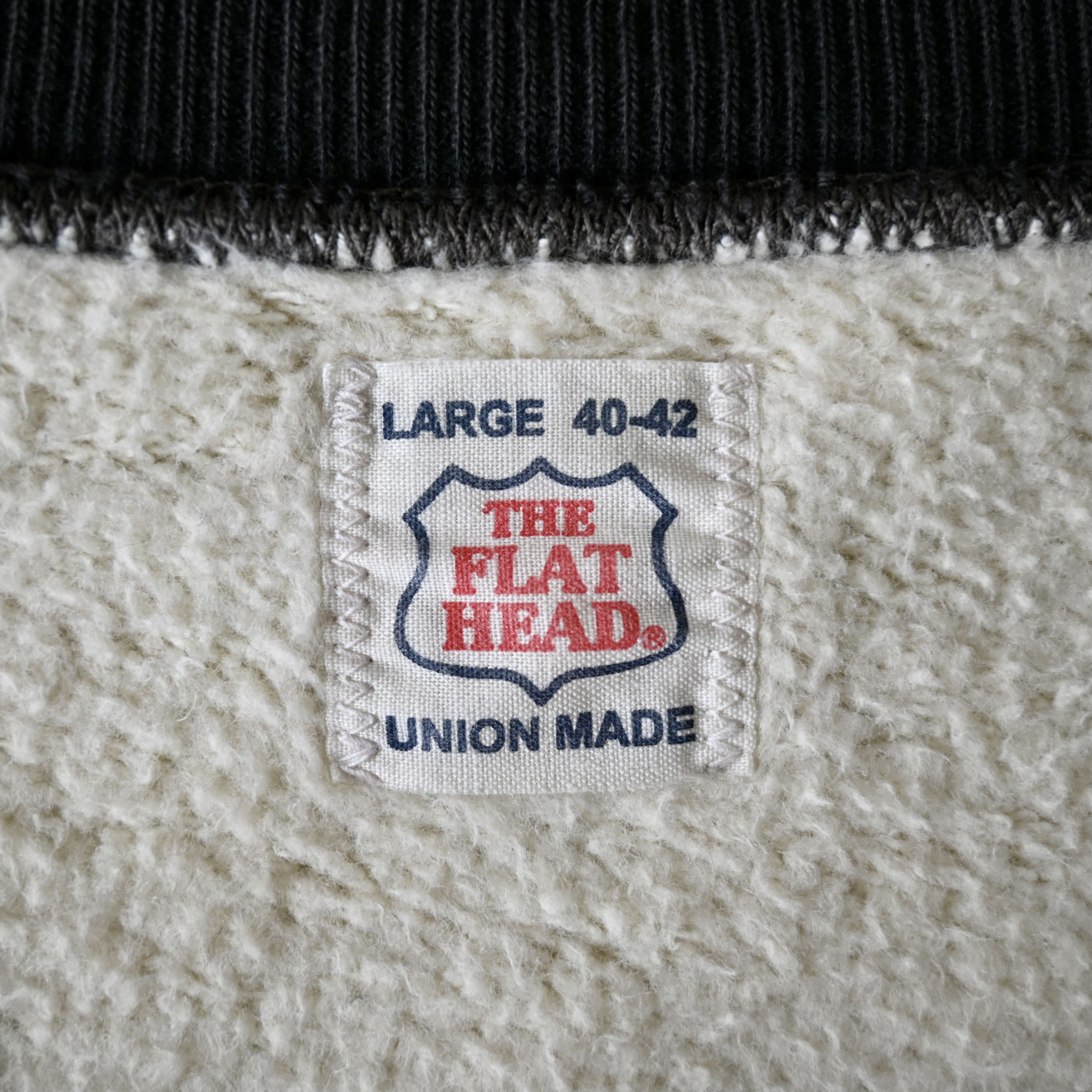 The Flat Head THE FLAT HEAD loopwheeled zip up sweatshirt, snow patterned Size US L / EU 52-54 / 3 - 17 Thumbnail