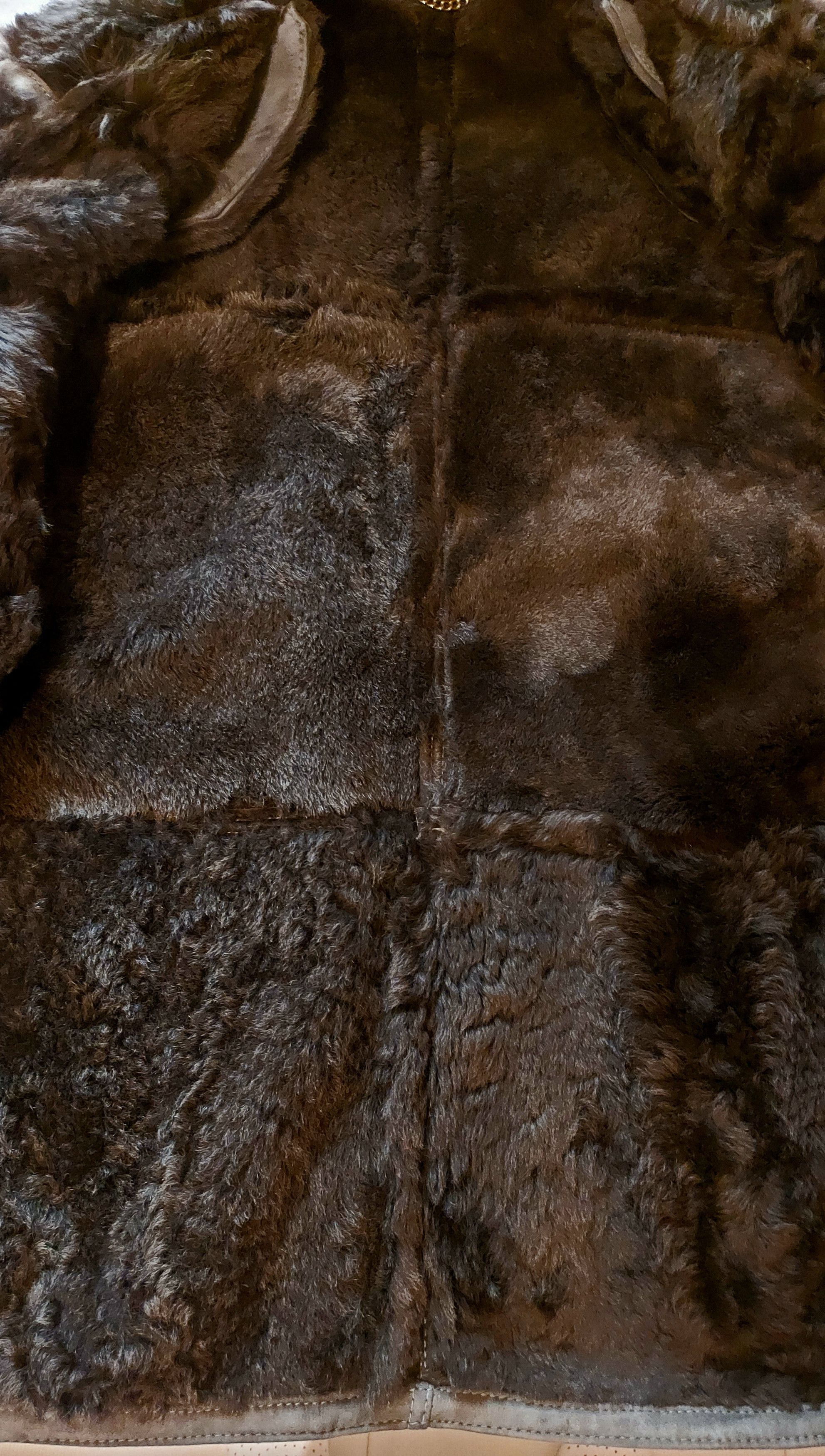 Other Italian Shearling Coat- Genuine Sheepskin - Size 48 EU Size US M / EU 48-50 / 2 - 4 Thumbnail