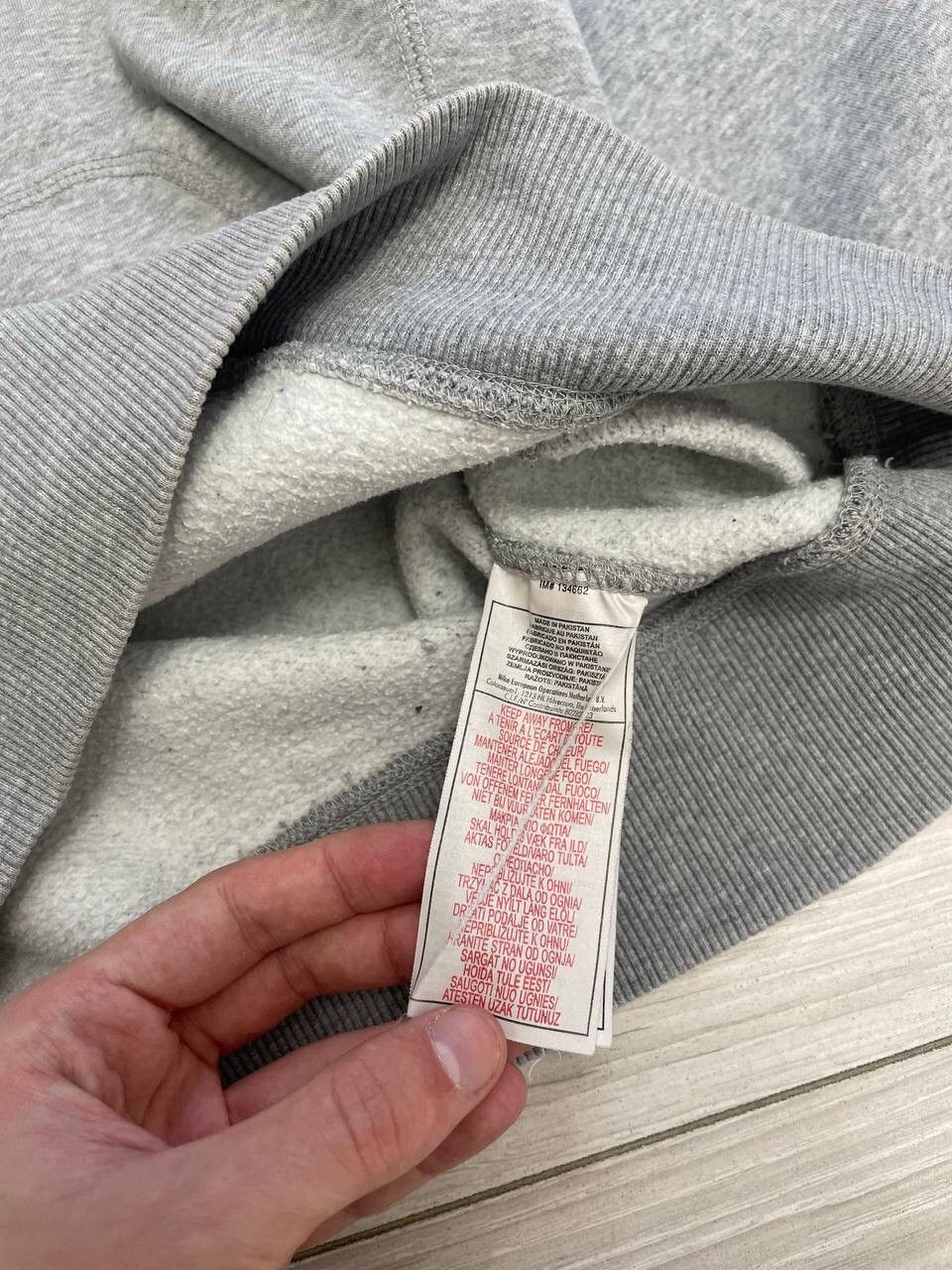 Japanese Brand × Nike × Vintage 00s Vintage Nike Distressed Solo Swoosh Hoodie Y2K Size US S / EU 44-46 / 1 - 6 Thumbnail