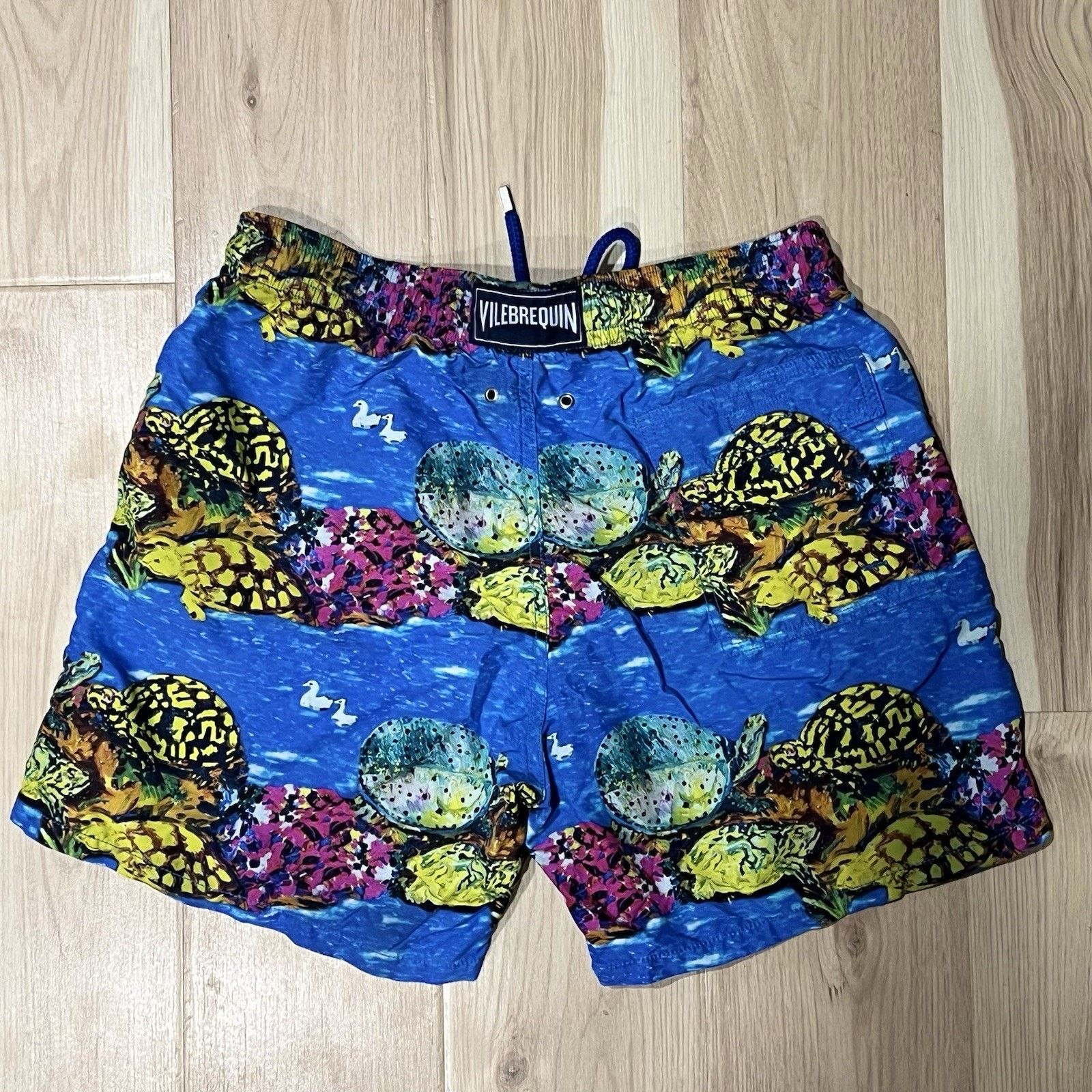 Vilebrequin Vilebrequin x Hunt Slonem (L) Swim Trunks Shorts Turtle Size US 30 / EU 46 - 3 Thumbnail