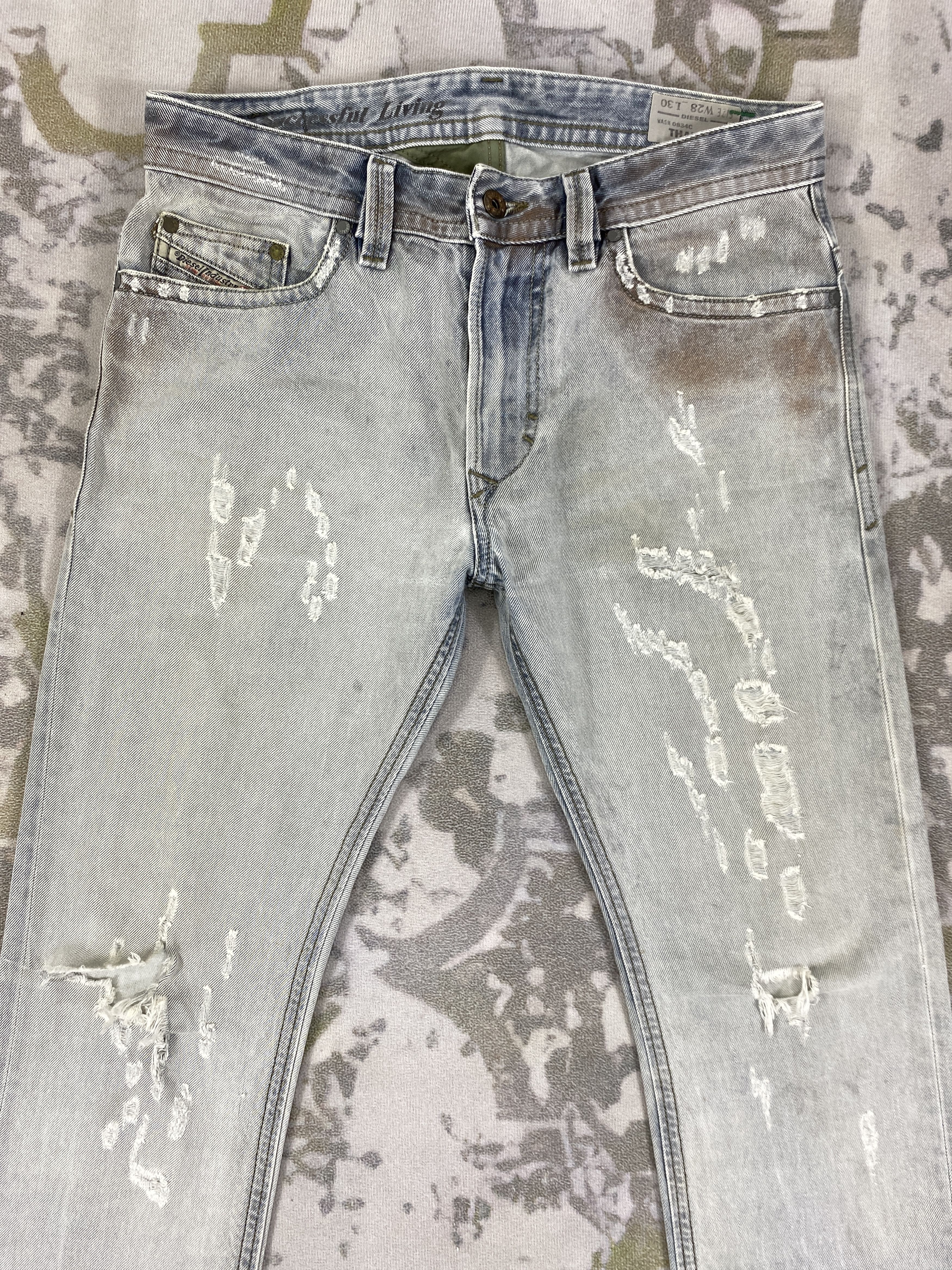 Le Grande Bleu (L.G.B.) Vintage diesel Jeans lgb style 31x30 - JN 3015 Size US 31 - 3 Thumbnail