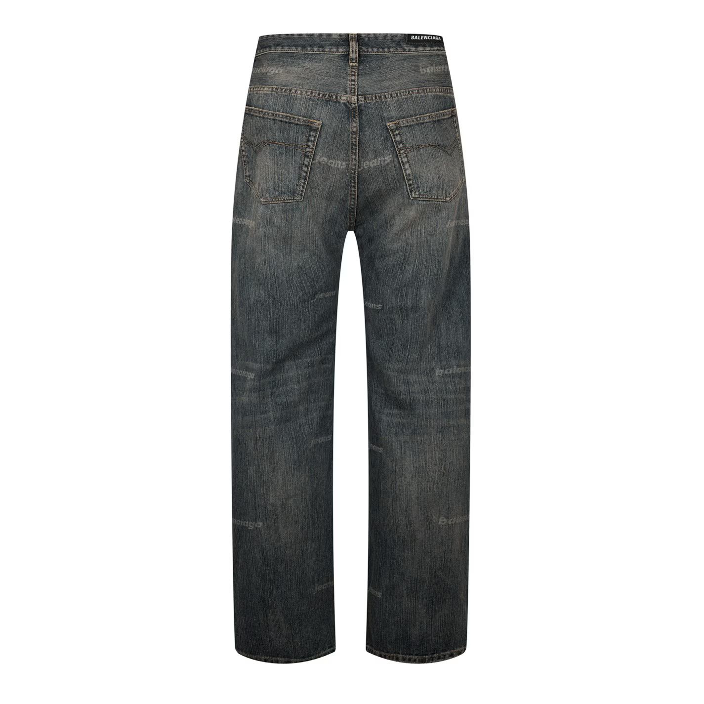 Balenciaga o1g2r1mq0226 Bootcut Jeans In Blue Size US 34 / EU 50 - 2 Thumbnail