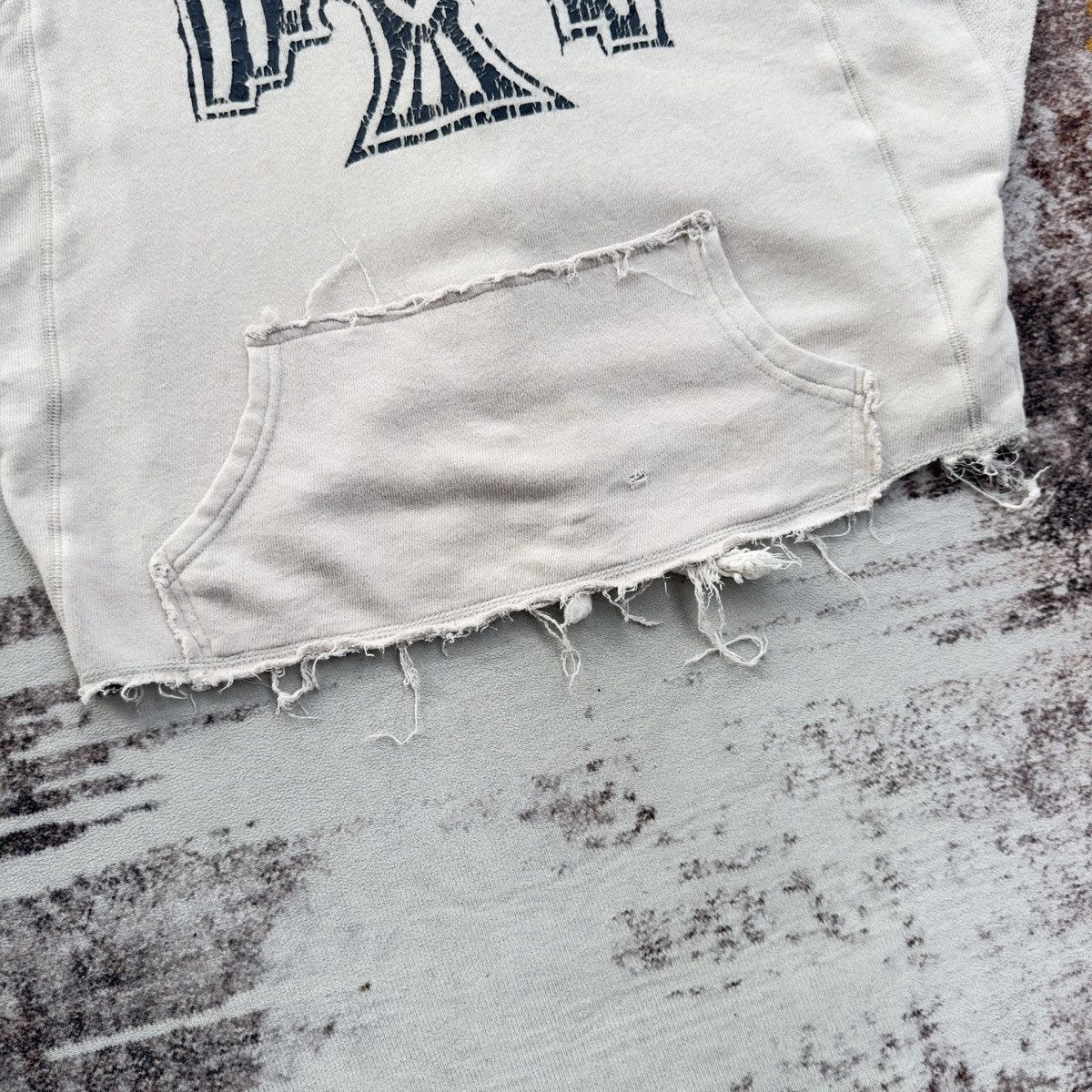 Billabong BILLABONG VINTAGE CROPPED DISTRESS RIPPED EAGLE PRINT Size M / US 6-8 / IT 42-44 - 6 Thumbnail
