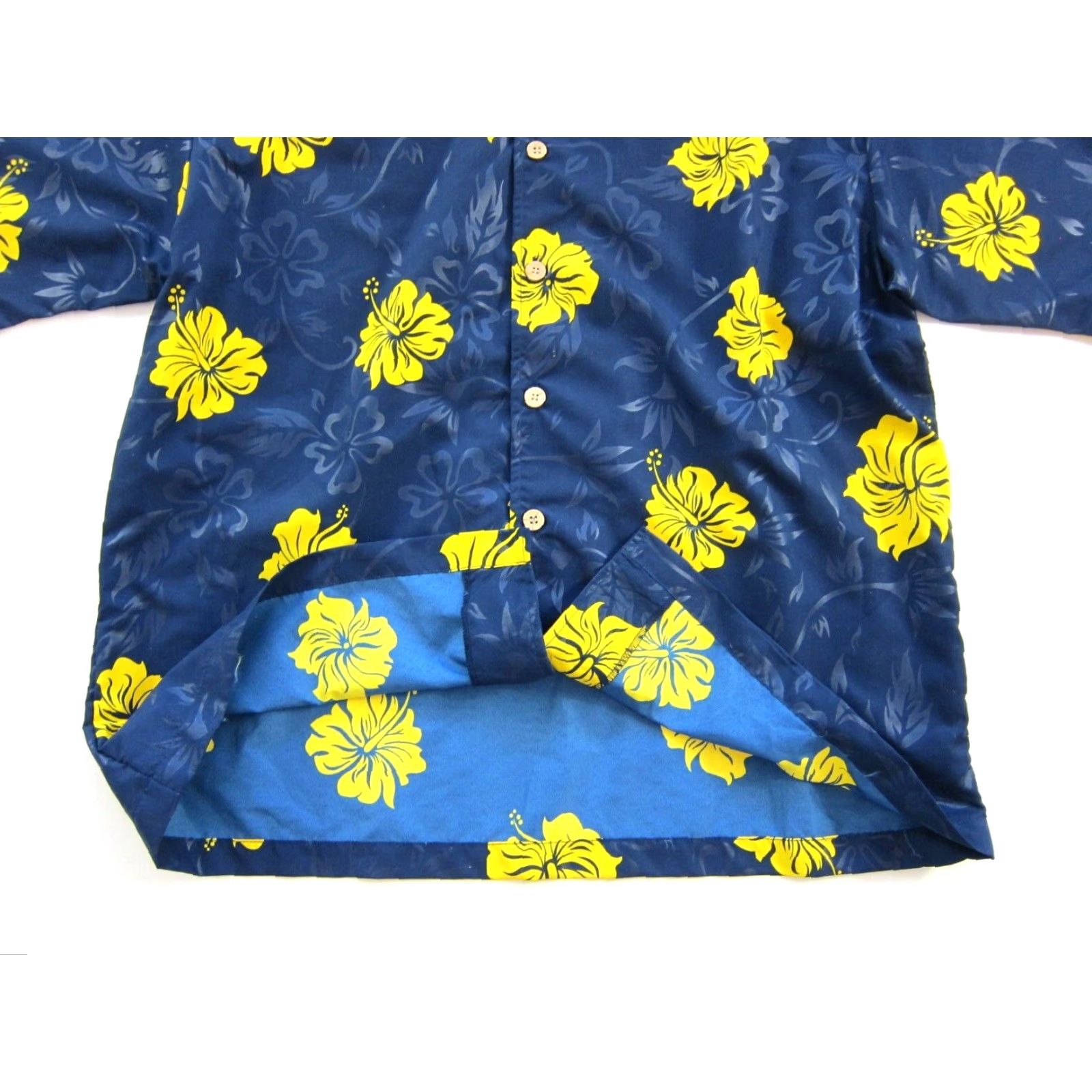 Vintage VINTAGE Street Culture Shirt Men XL Hawaiian Short Sleeve Floral Blue Yellow Floral Shirt XL Men Size US XL / EU 56 / 4 - 5 Thumbnail