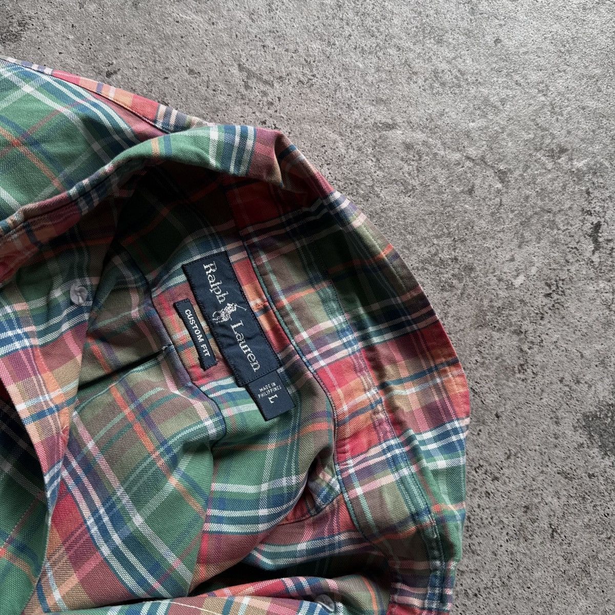 Ralph Lauren Ralph Lauren Mens Multicolor Plaid Custom Fit Button Shirt Size US L / EU 52-54 / 3 - 5 Thumbnail