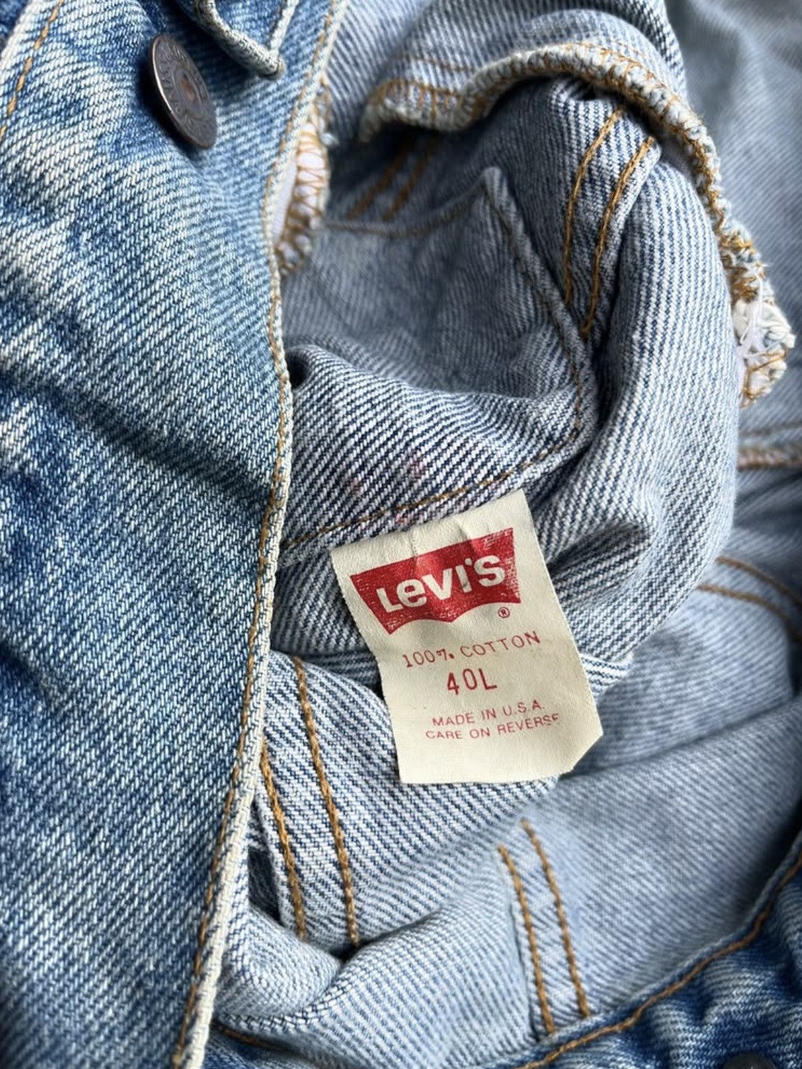 Levi's Levi’s Vintage Denim Jacket Size US L / EU 52-54 / 3 - 7 Thumbnail