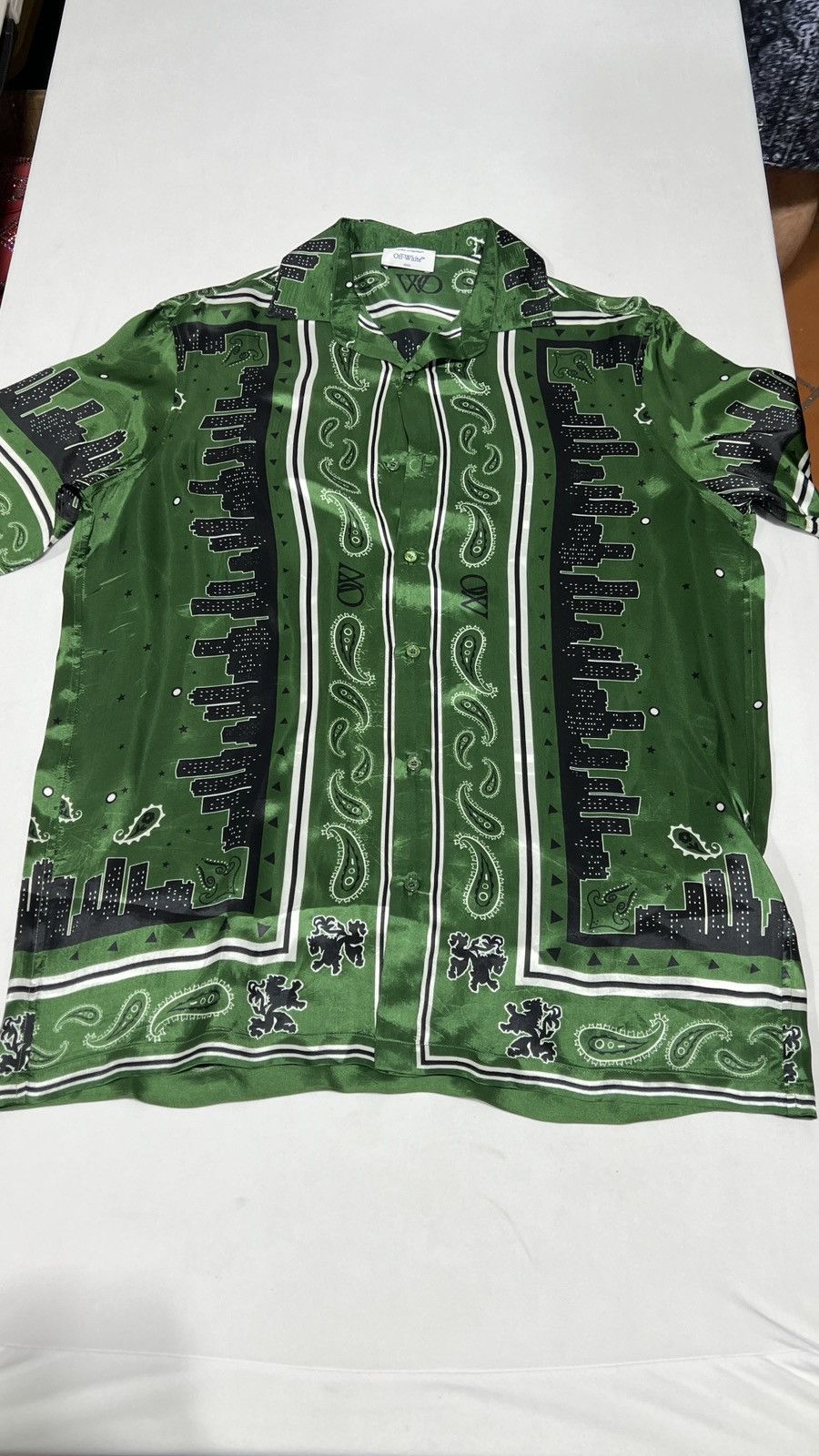 Off-White Off-White Bandana Silk T Shirt Size US S / EU 44-46 / 1 - 2 Thumbnail