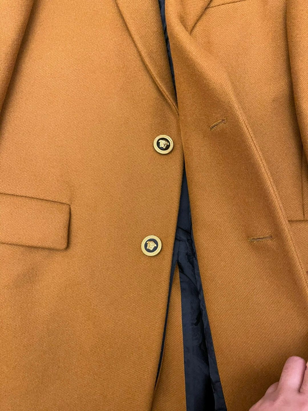 Versace Versace Men's High-End Wool Overcoat L 99 New Size US L / EU 52-54 / 3 - 4 Thumbnail