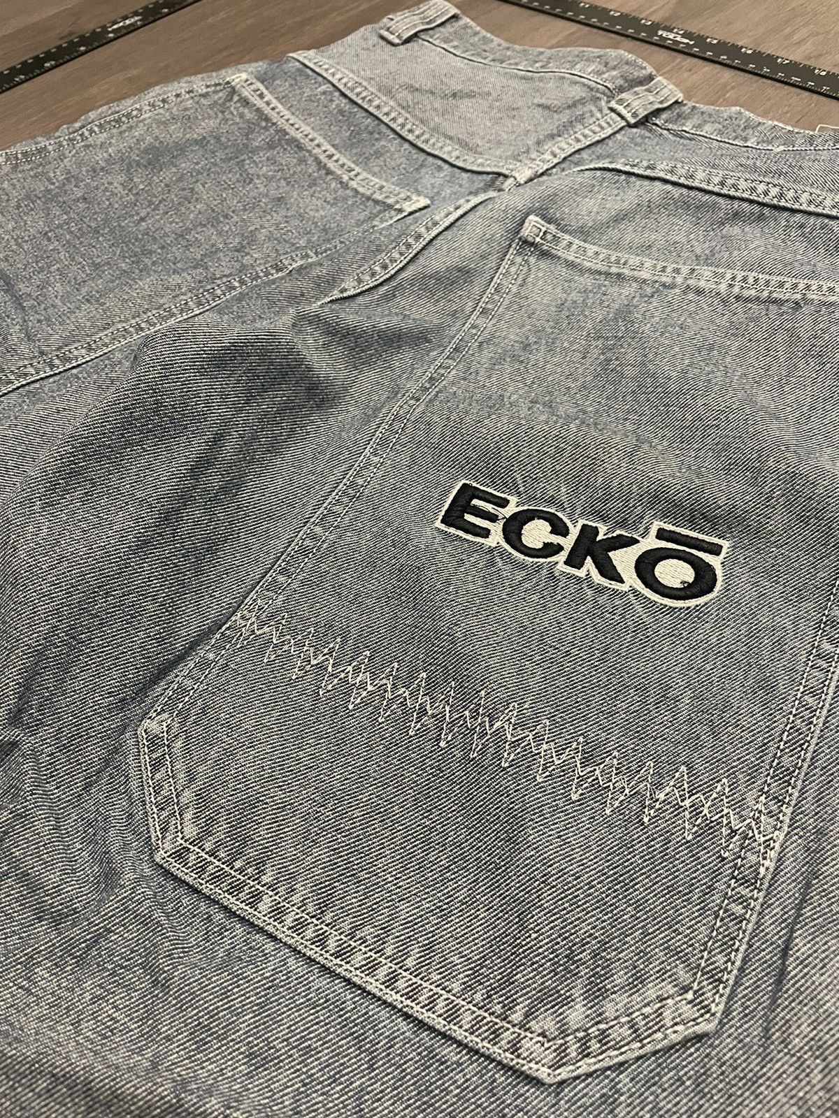 Ecko Unltd. × Vintage Ecko Red “Y2K Baggy” Denim Shorts (Sz. 32) Size US 32 / EU 48 - 2 Thumbnail