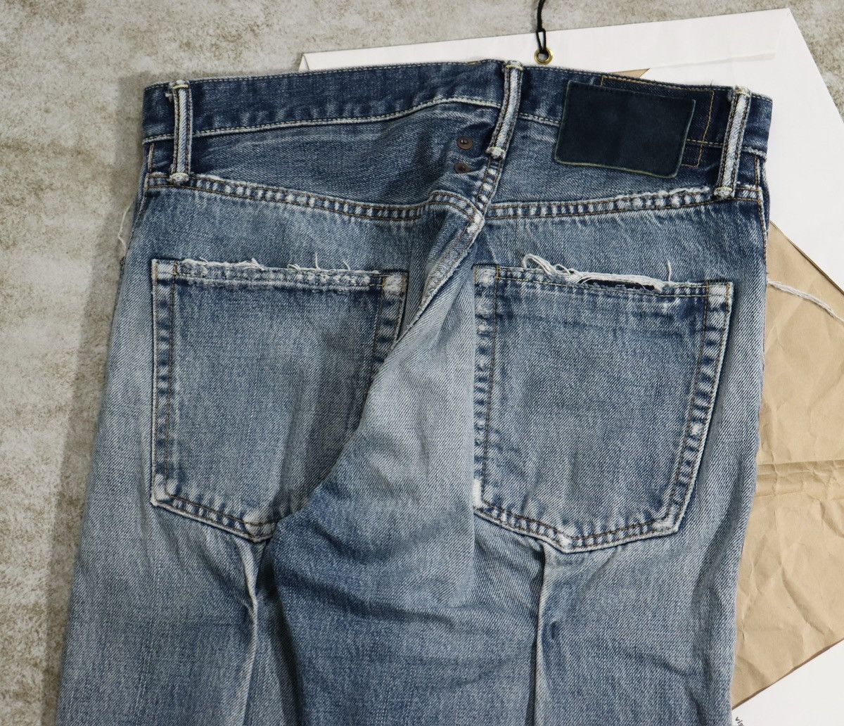 Visvim VISVIM JOURNEYMAN PANTS TACKED CRASH JM Jean Size US 32 / EU 48 - 7 Thumbnail
