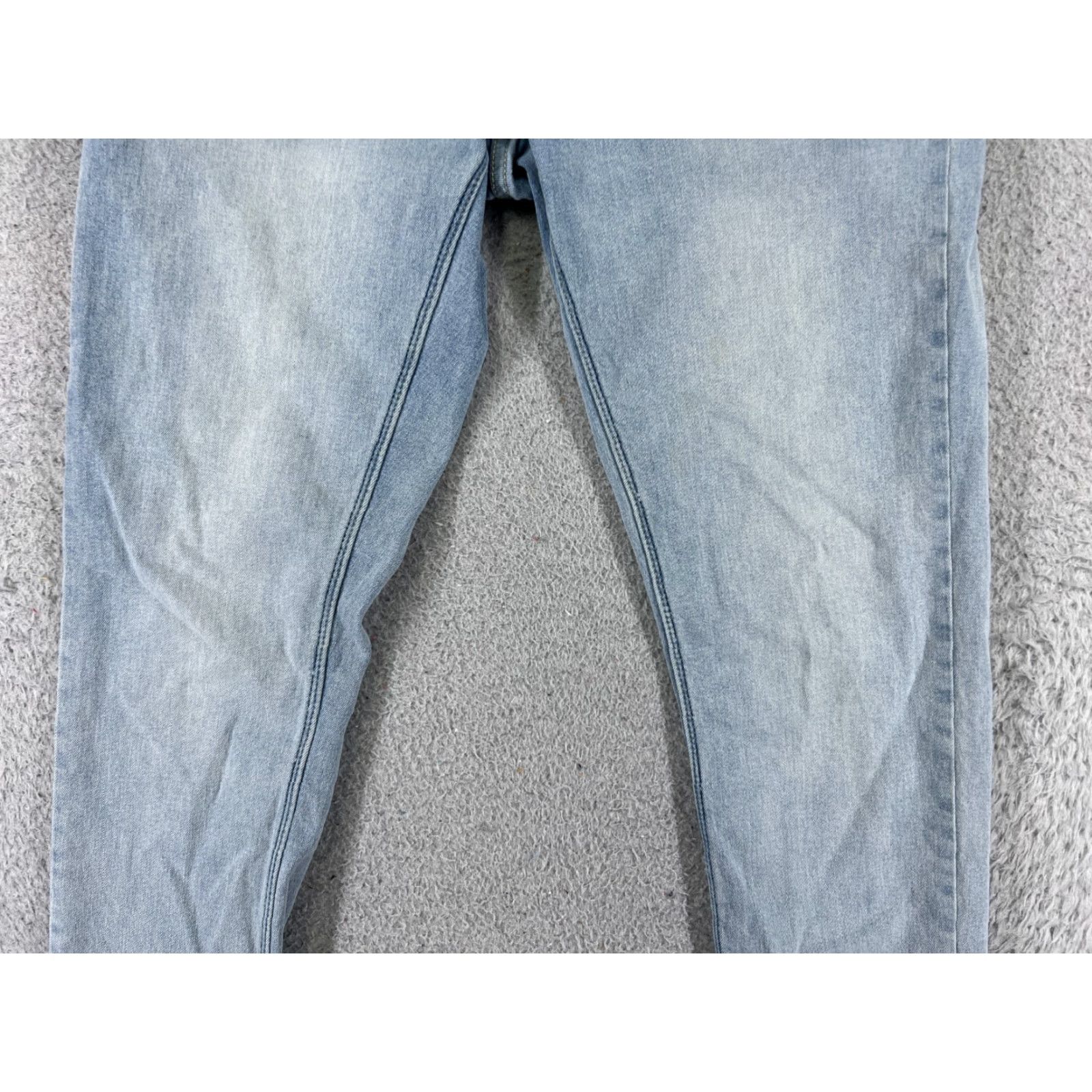 Volcom VINTAGE Volcom Jeans Mens 28 Blue Denim 2X Vorta Slim Tapered Leg Cotton 27x28 Size US 28 / EU 44 - 3 Thumbnail