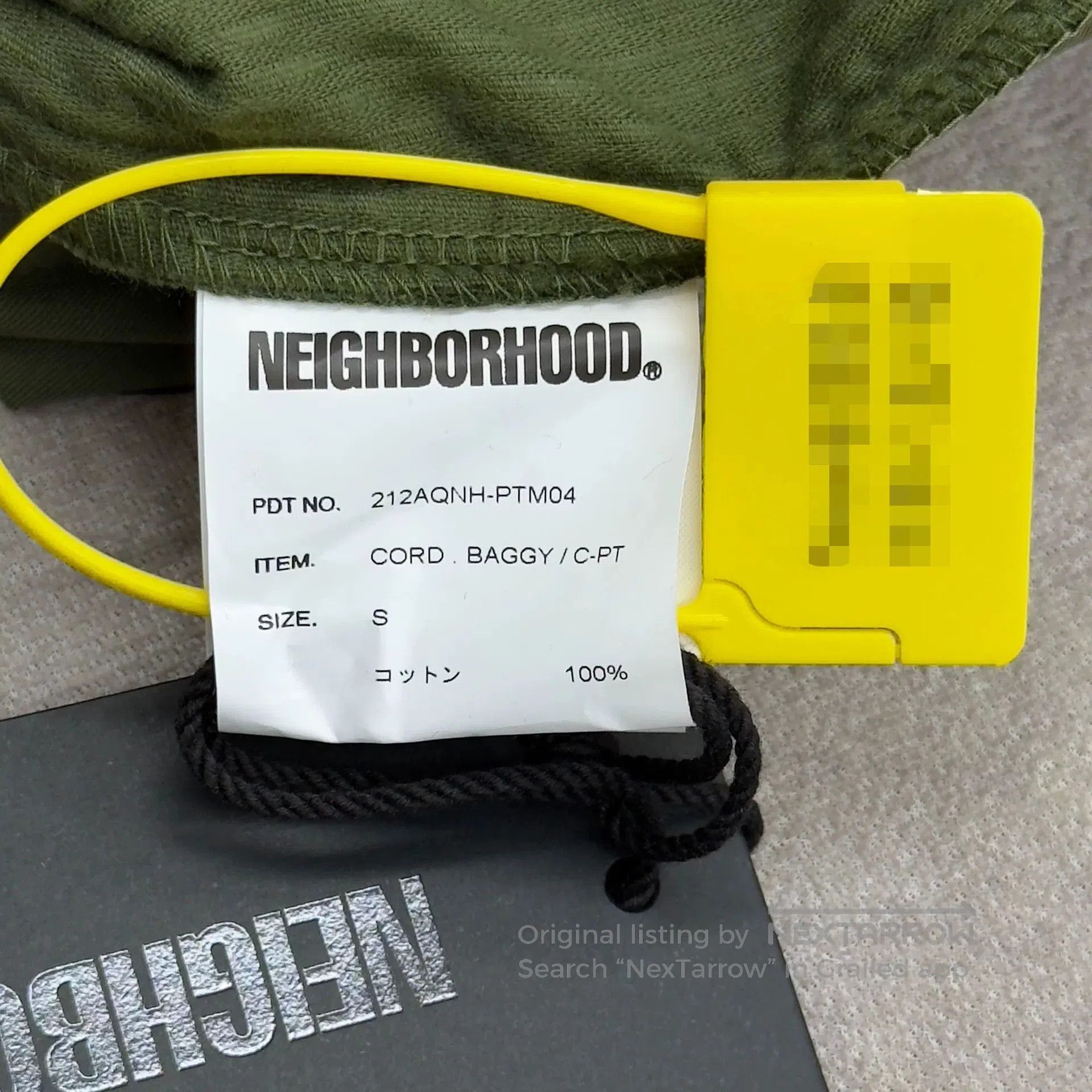 Neighborhood NEIGHBORHOOD Corduroy Baggy Tapered Pants. Size US 26 / EU 42 - 8 Thumbnail