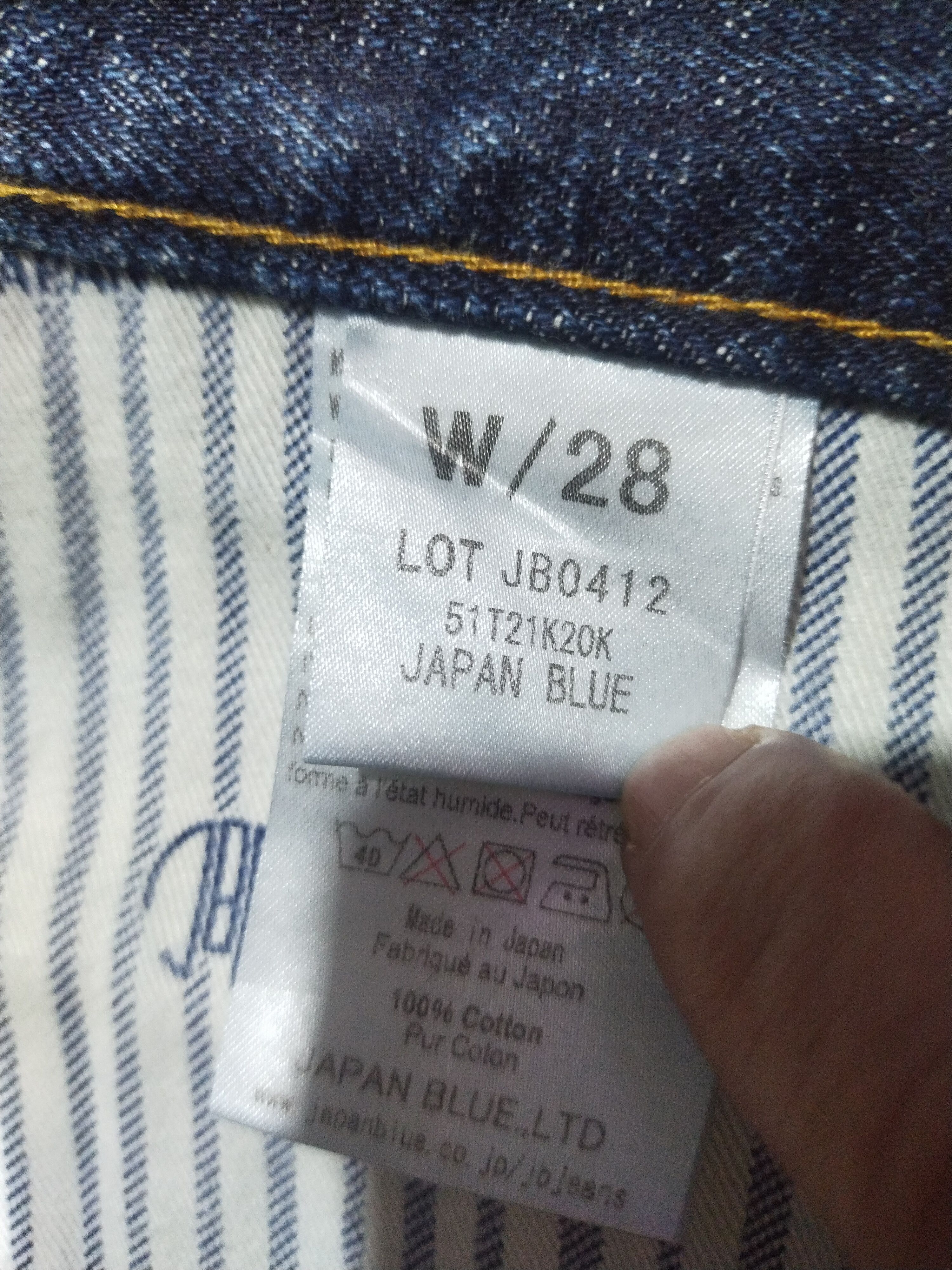 Japan Blue Jeans × Japanese Brand × Vintage Vintage Japan Blue Jeans Size US 28 / EU 44 - 13 Thumbnail
