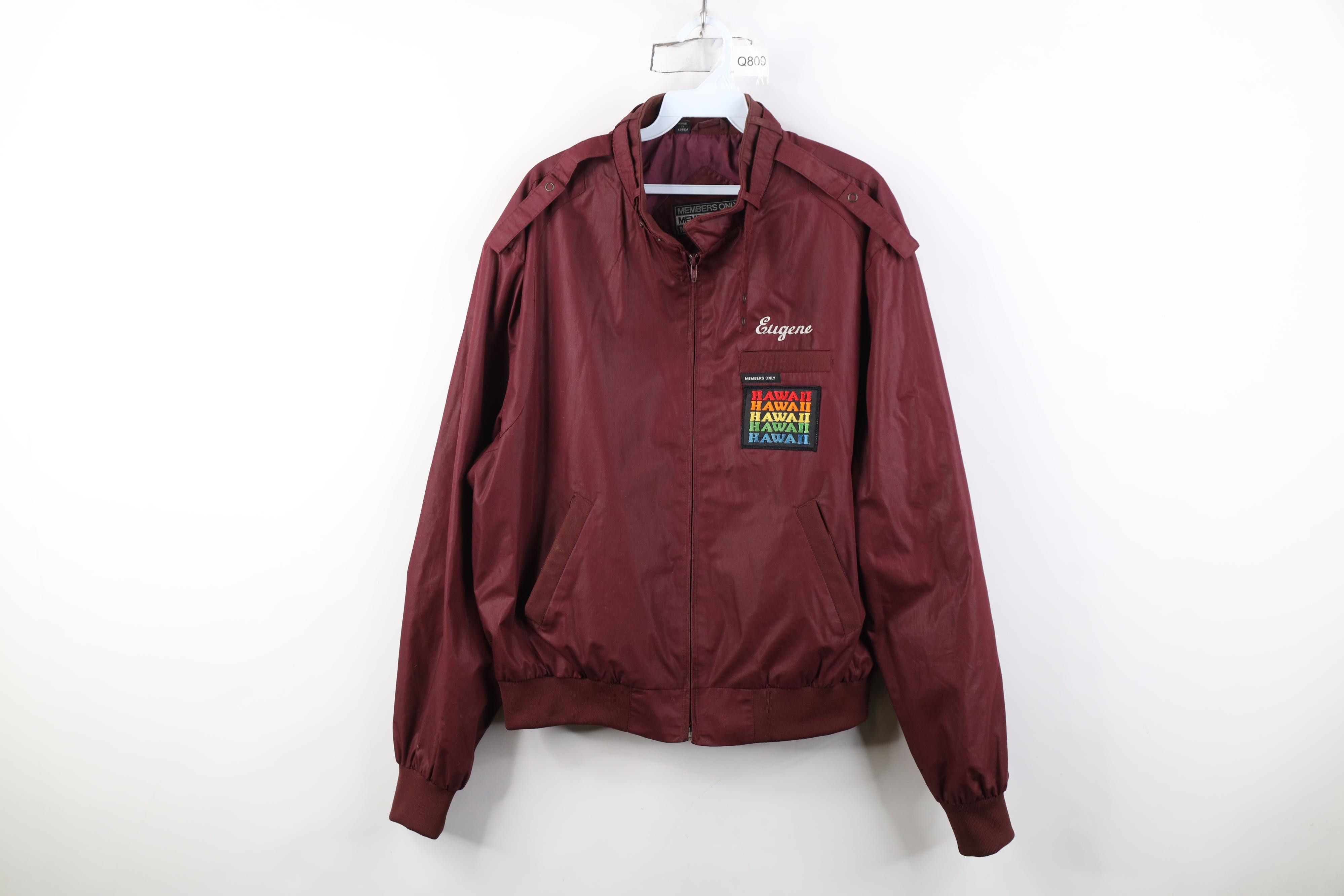 Members Only Vintage 80s Members Only Hawaii Cafe Racer Bomber Jacket Size US XXL / EU 58 / 5 - 1 Thumbnail
