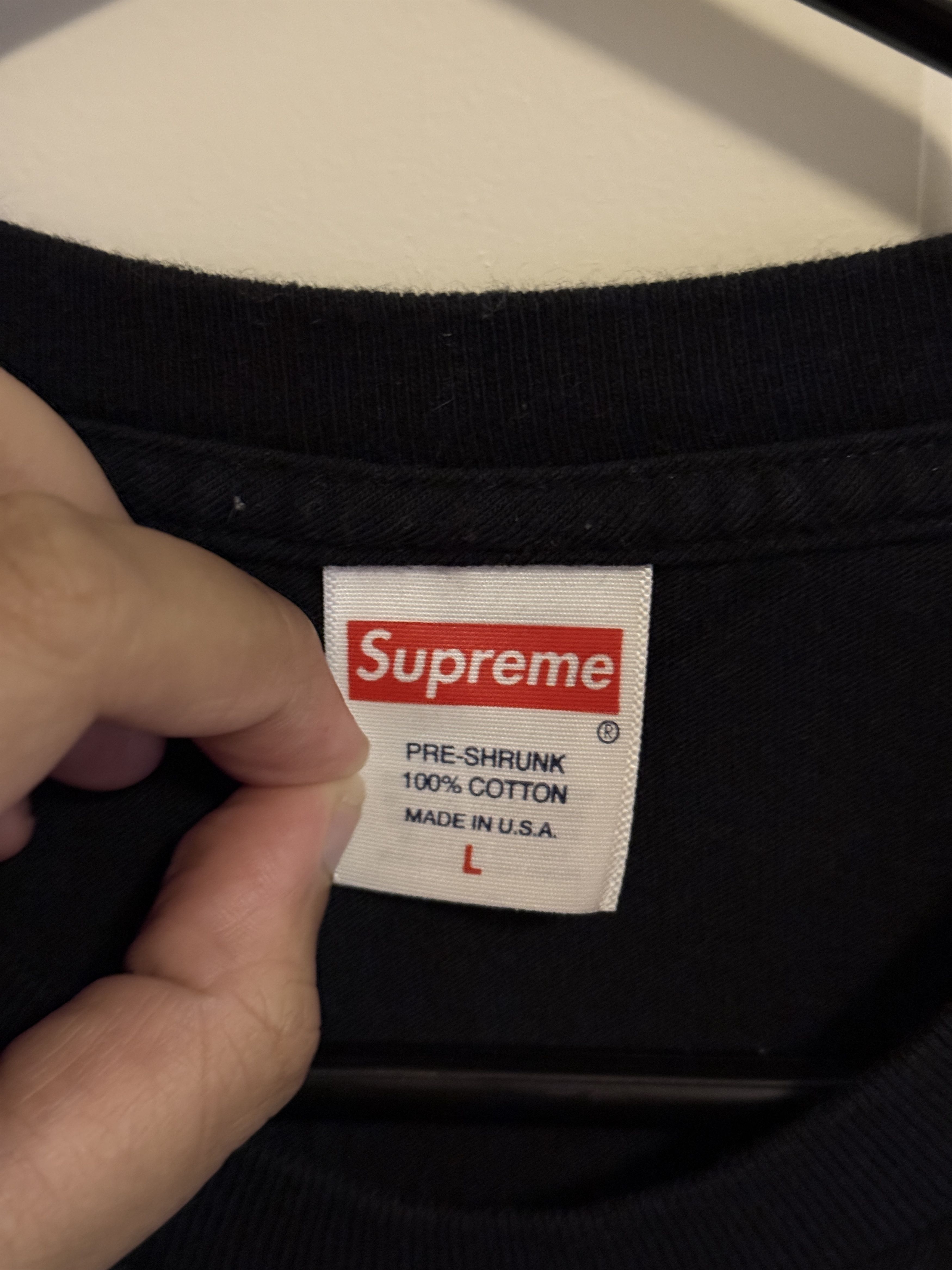 Supreme Supreme Tunnel T-Shirt, Black Size US L / EU 52-54 / 3 - 3 Thumbnail