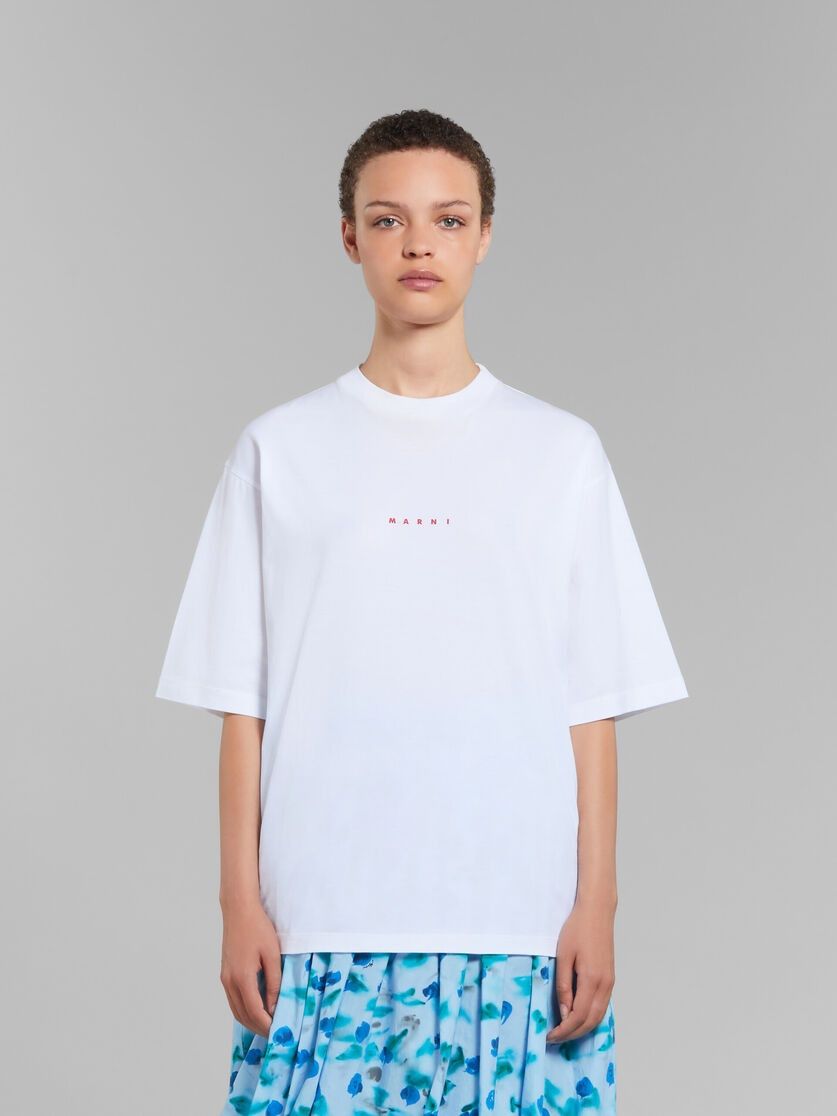 Marni o1f1d3z0625 T-Shirt in White Size M / US 6-8 / IT 42-44 - 2 Thumbnail