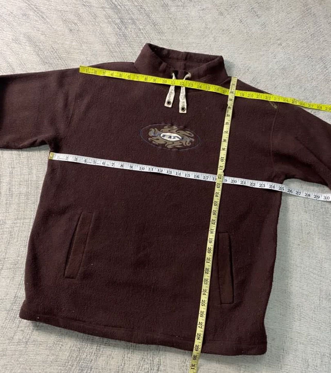 Vans × Vintage Y2K Vans Center Logo Streetwear Oversized Sweater Pullover Size US L / EU 52-54 / 3 - 9 Thumbnail