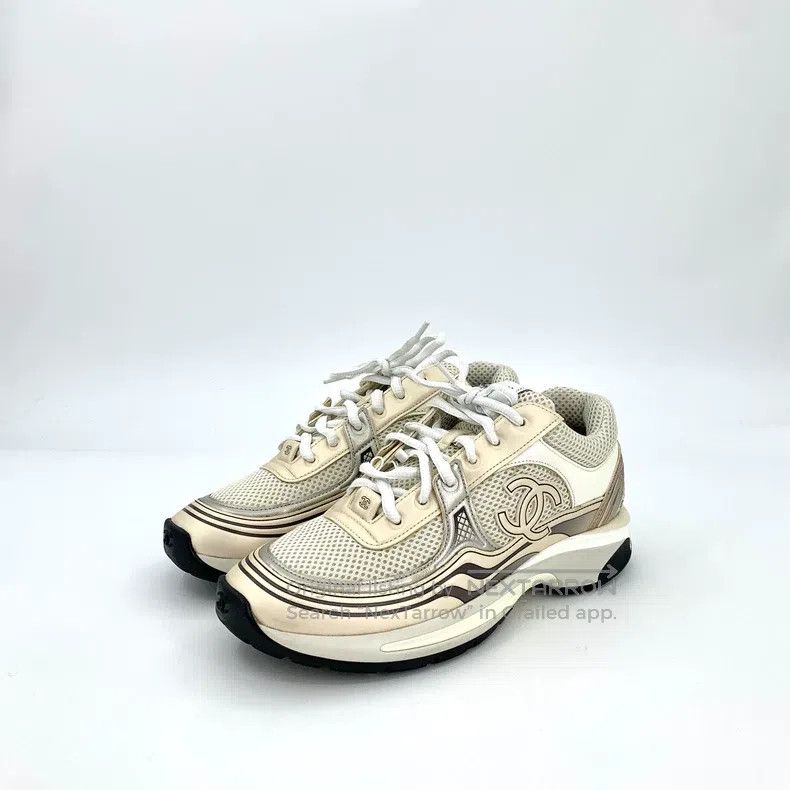 Chanel Chanel Golden Horn King Beige Double C Logo Casual Sneaker Size US 8.5 / IT 38.5 - 1 Thumbnail