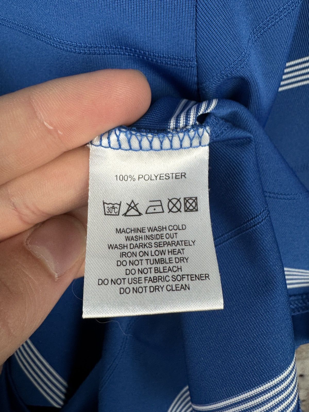 Calvin Klein Men’s Calvin Klein Golf Polo Shirt Striped Sportswear Size L Size US L / EU 52-54 / 3 - 8 Thumbnail