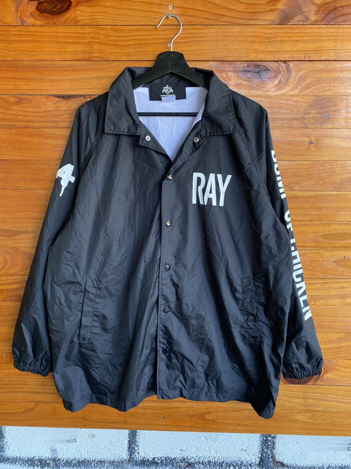 Vintage BUMP OF CHICKEN WILLPOLIS 2014 Crew Tour Jacket – Black Size US L / EU 52-54 / 3 - 3 Thumbnail