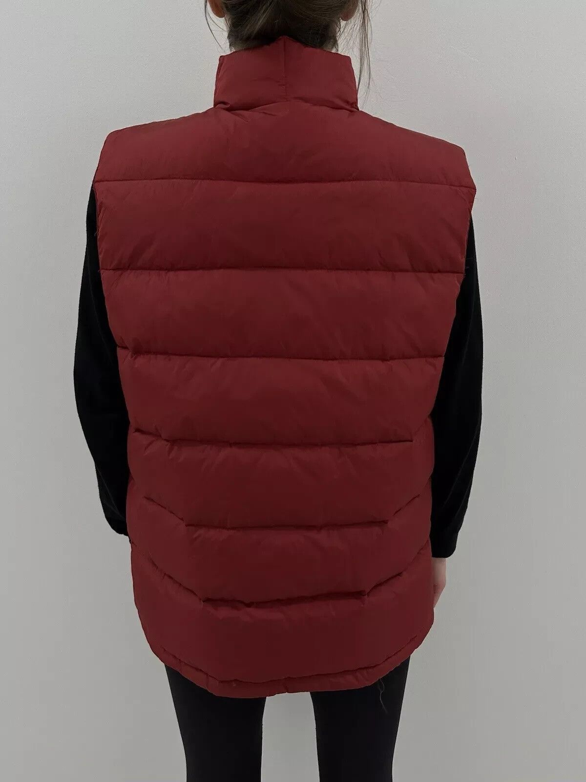 Aspesi DDP Alberto Aspesi Womens Down Vest Jacket Red Zip Size XL / US 12-14 / IT 48-50 - 5 Thumbnail