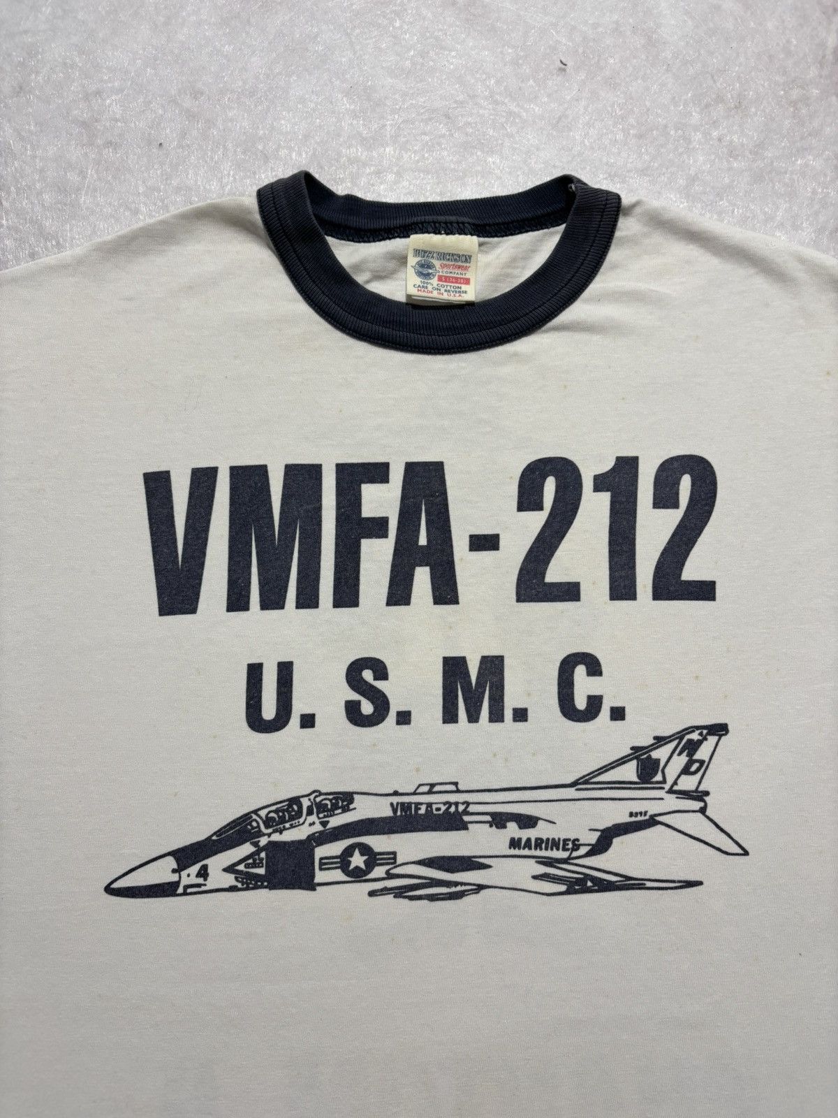Buzz Rickson's Vintage Buzz Rickson’s USMC Ringer Tshirt Size US S / EU 44-46 / 1 - 3 Thumbnail