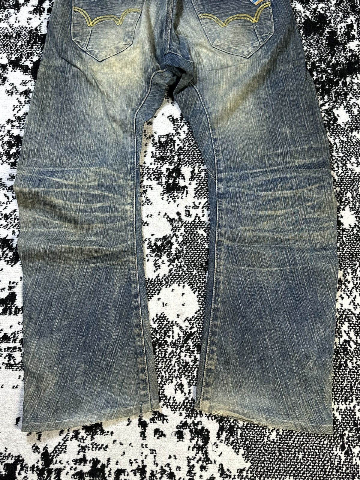 Kapital Edwin XV Function Baggy Mud Wash Denim Size US 30 / EU 46 - 11 Thumbnail
