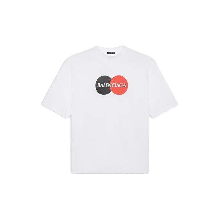 Balenciaga Balenciaga Balenciaga Retro Circle Print Short Sleeve TShi Size US S / EU 44-46 / 1 - 1 Thumbnail