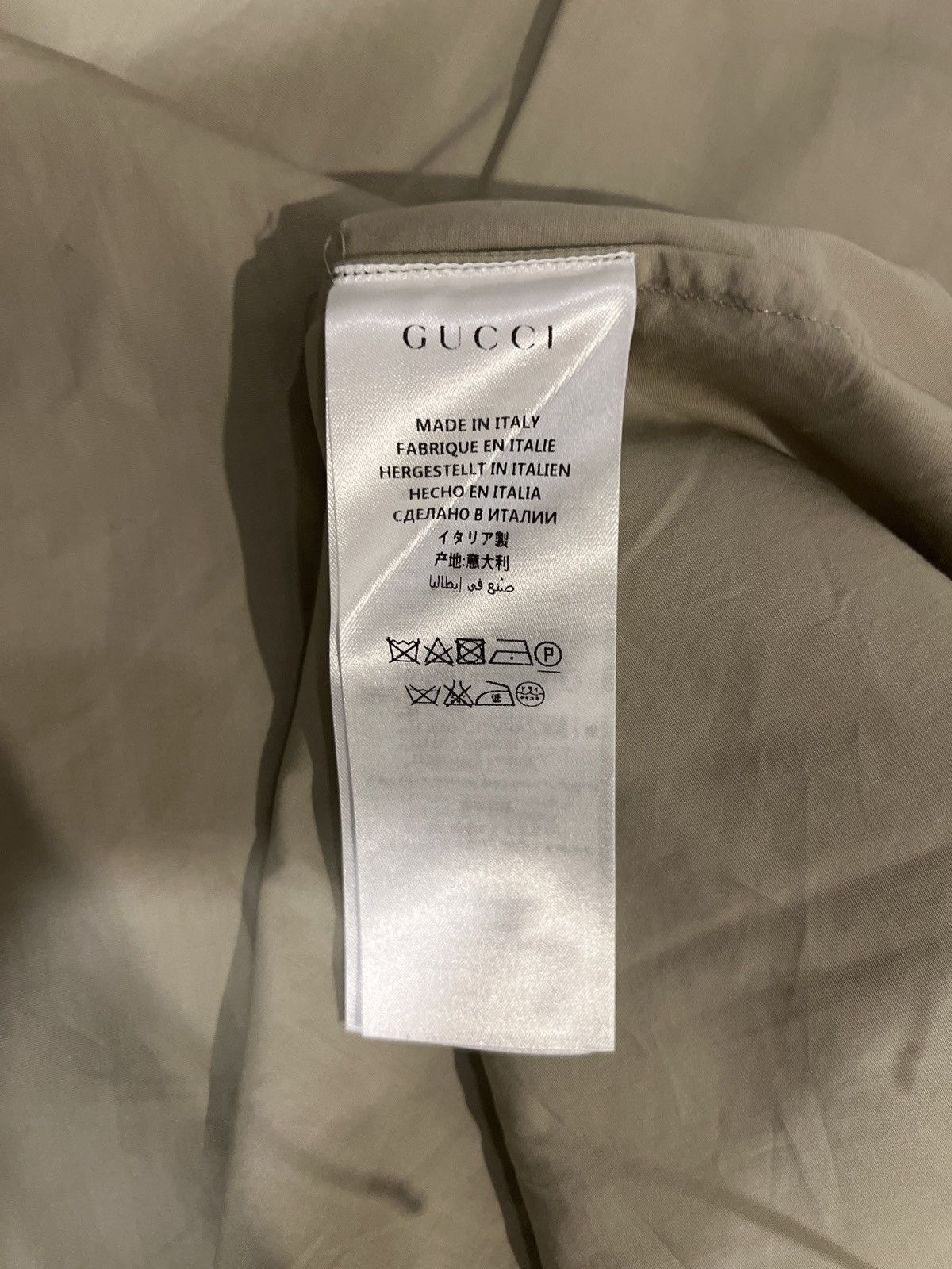 Gucci Gucci Military Style Bee Shirt Size US S / EU 44-46 / 1 - 3 Thumbnail