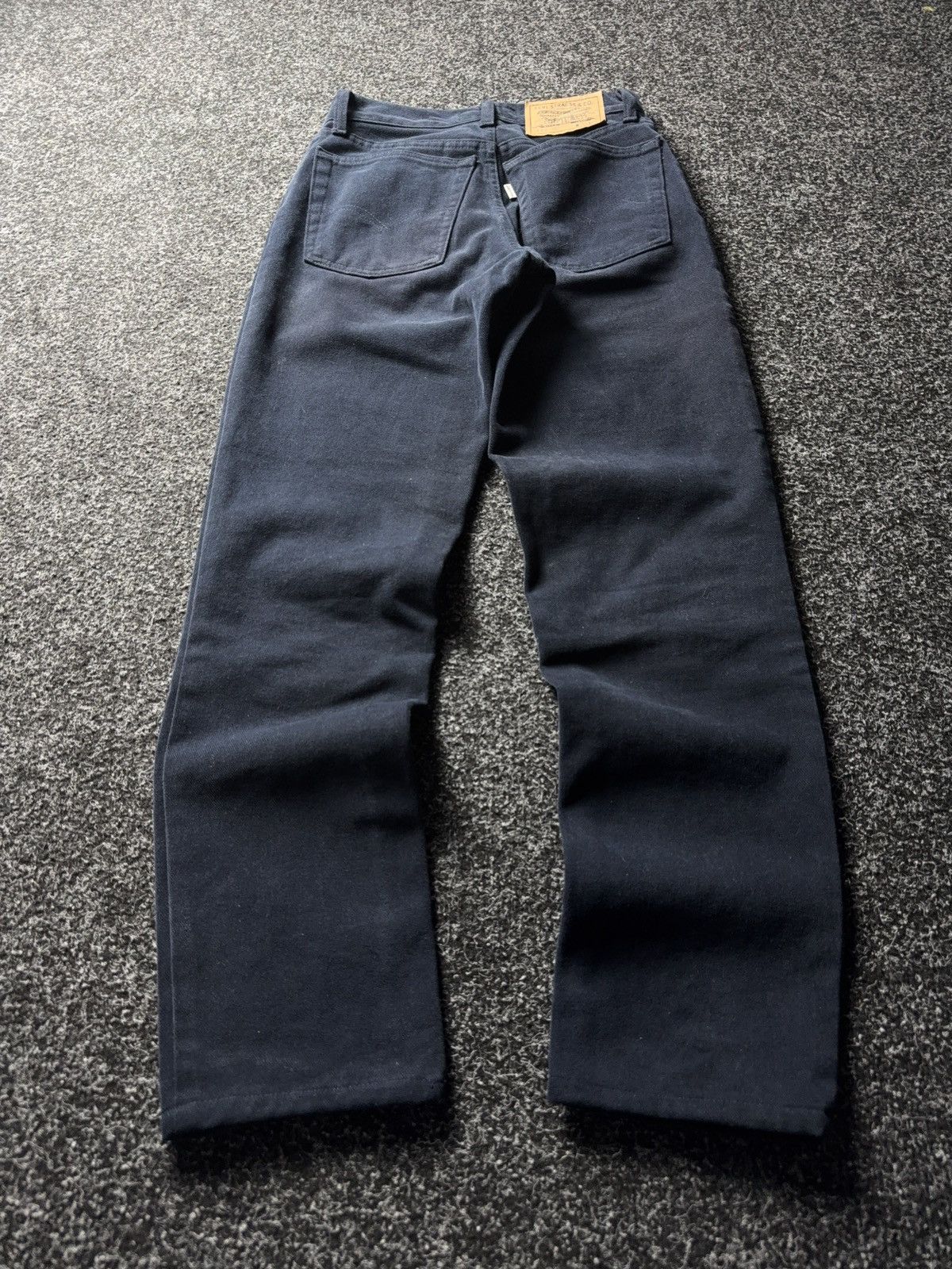 Levi's Vintage Clothing Rare RETRO 80s Levi’s 440 Navy Corduroy Pants Made in It Size 27" / US 4 / IT 40 - 12 Thumbnail