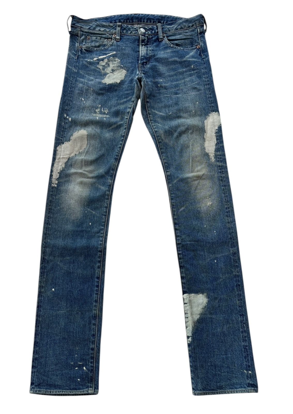 Helmut Lang 🔥REM GO TO HOLLYWOOD PAINTER SELVEDGE DENIM SKINNY JEANS Size US 32 / EU 48 - 3 Thumbnail