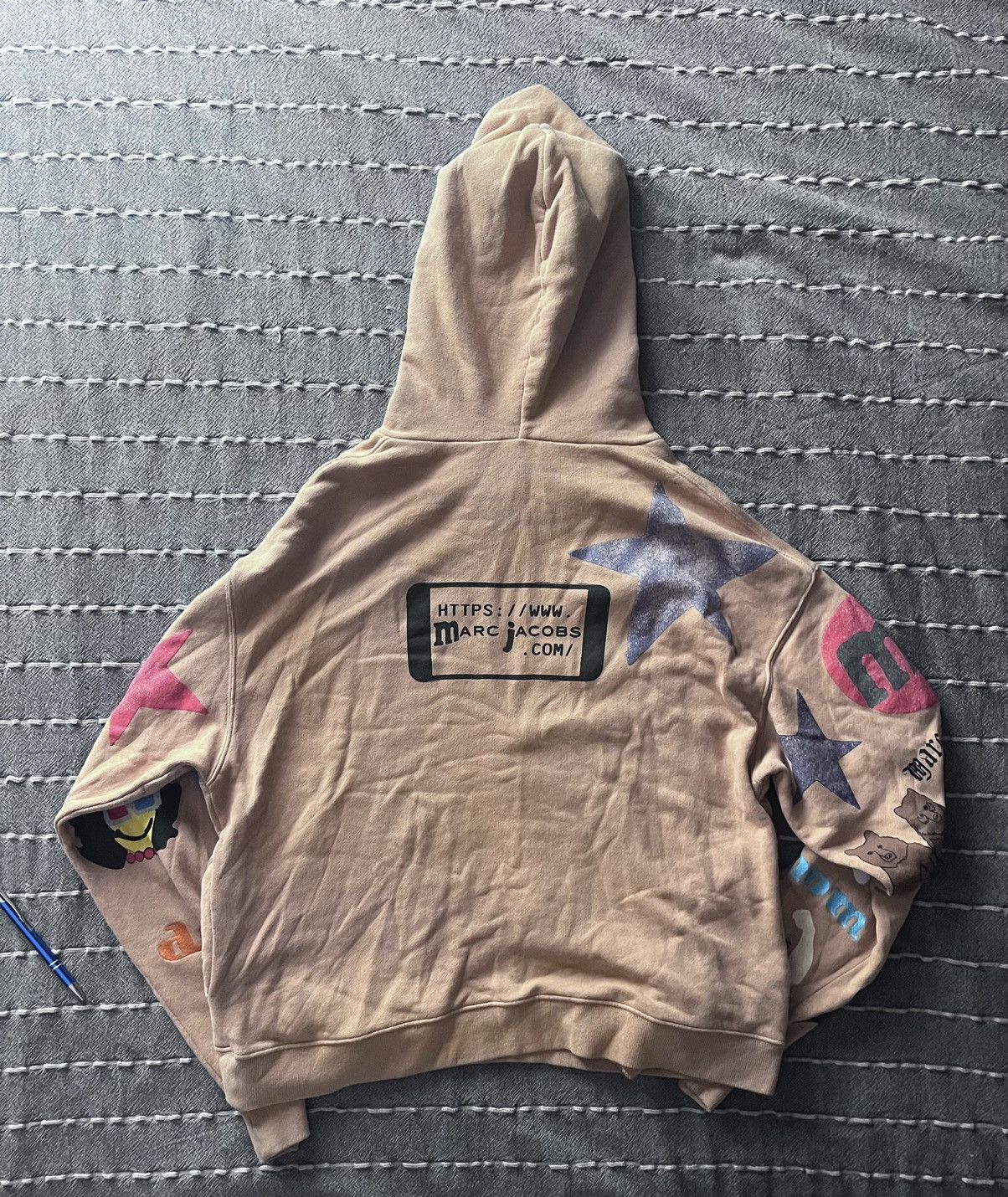 Cactus Plant Flea Market Cactus Plant Flea Market X Marc Jacobs Tattoo Hoodie Size US XS / EU 42 / 0 - 2 Thumbnail