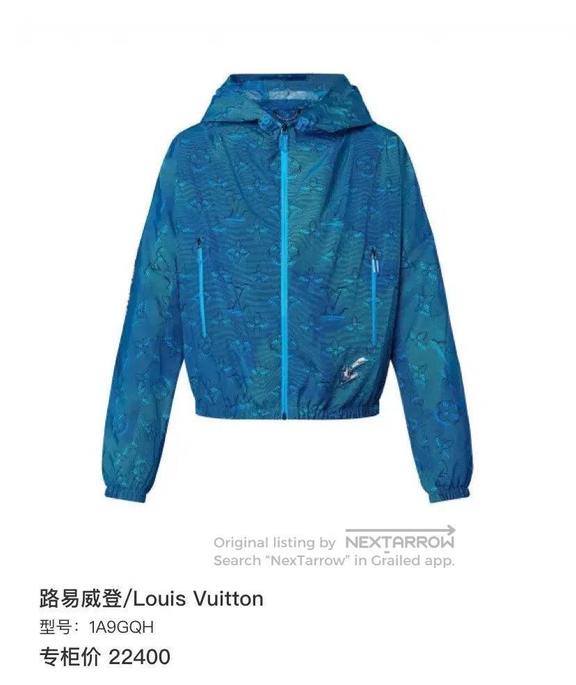 Louis Vuitton Louis Vuitton 2054 Monogram Gradient Blue Windbreaker. Size US XL / EU 56 / 4 - 6 Thumbnail