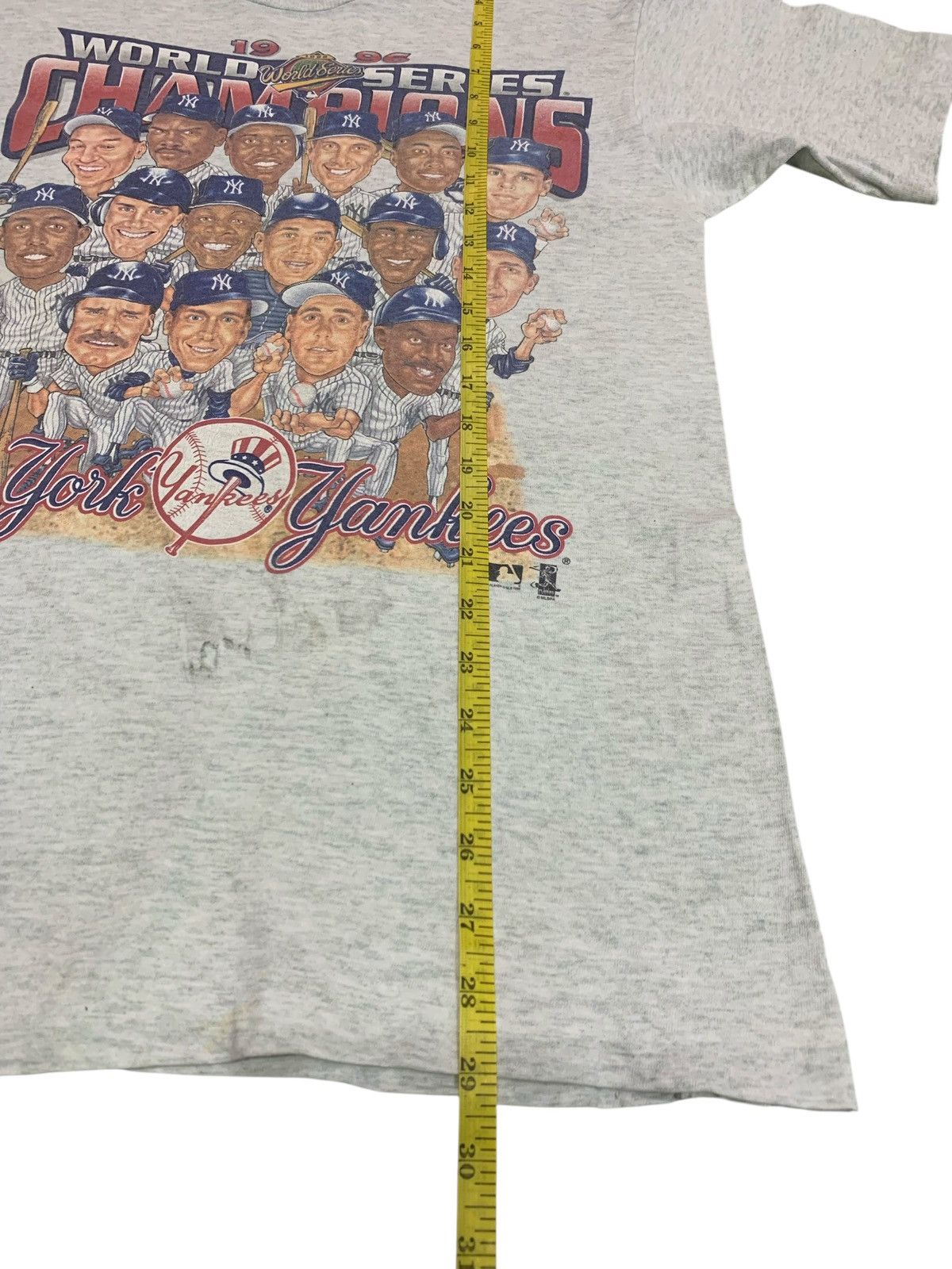 MLB × New York Yankees × Vintage Vintage 90's Mlb All Player New York Yankees T Shirt Size US M / EU 48-50 / 2 - 11 Thumbnail