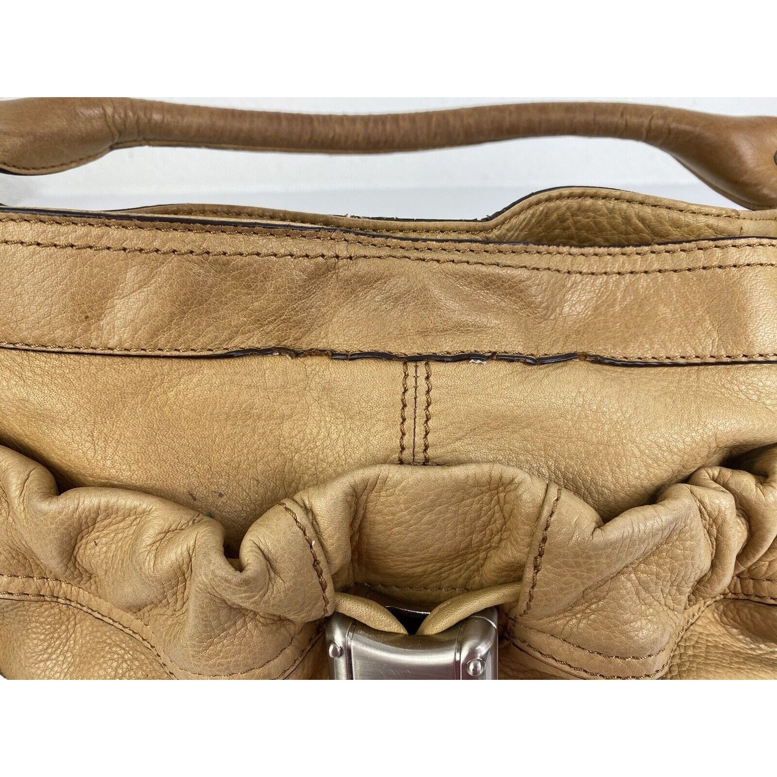 Other B Makowsky Hobo Shoulder Bag Tan Brown Soft Leather Purse Size ONE SIZE - 12 Thumbnail