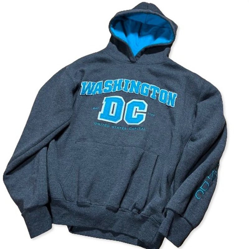 Vintage Y2K 2000s Vintage Washington DC USA Stitched Rare Hoodie Size M / US 6-8 / IT 42-44 - 1 Thumbnail