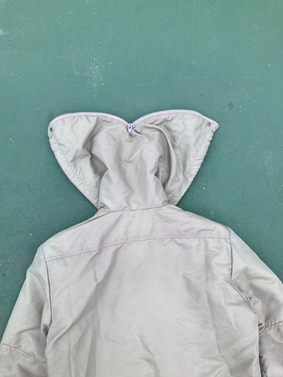 Vintage 80’s Pertini Faux Fur Hood Zipper Gimmick Bondage Jacket Size US L / EU 52-54 / 3 - 15 Thumbnail