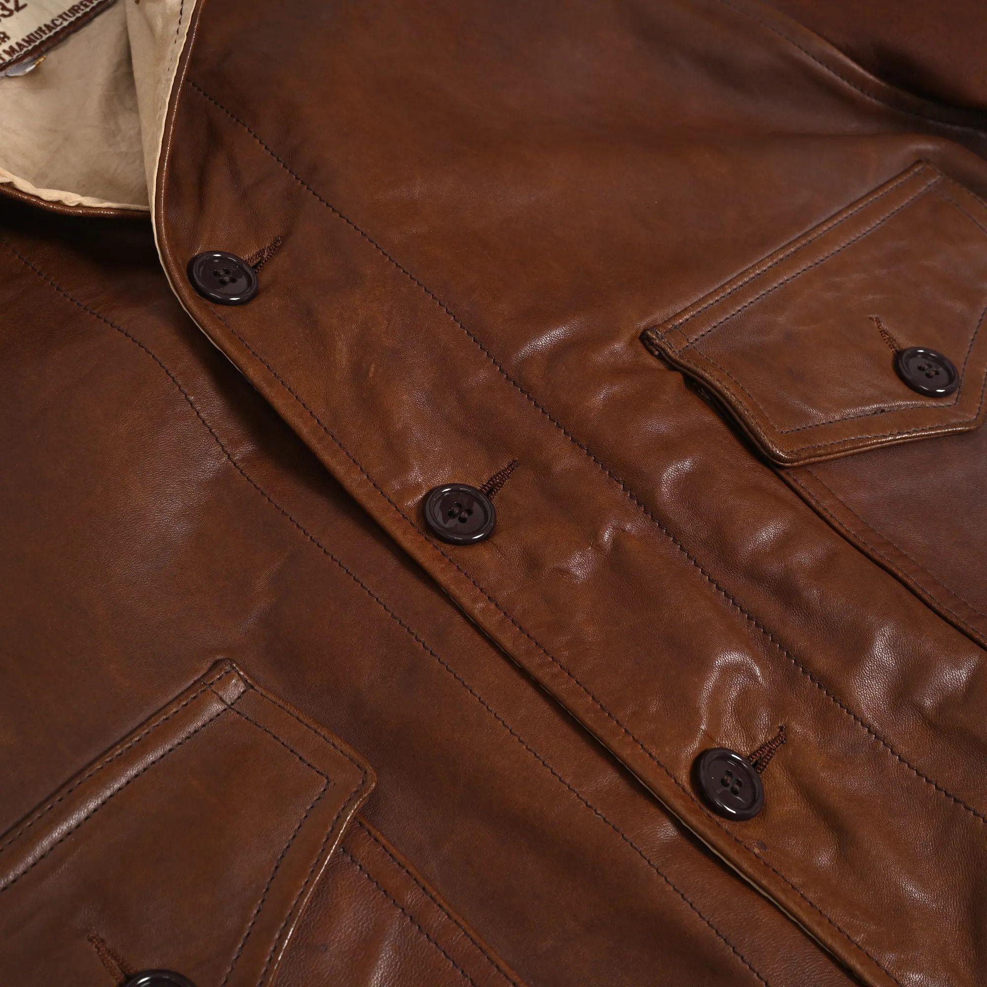 Other CHAPAL A1 leather jacket (M) Size US M / EU 48-50 / 2 - 4 Thumbnail