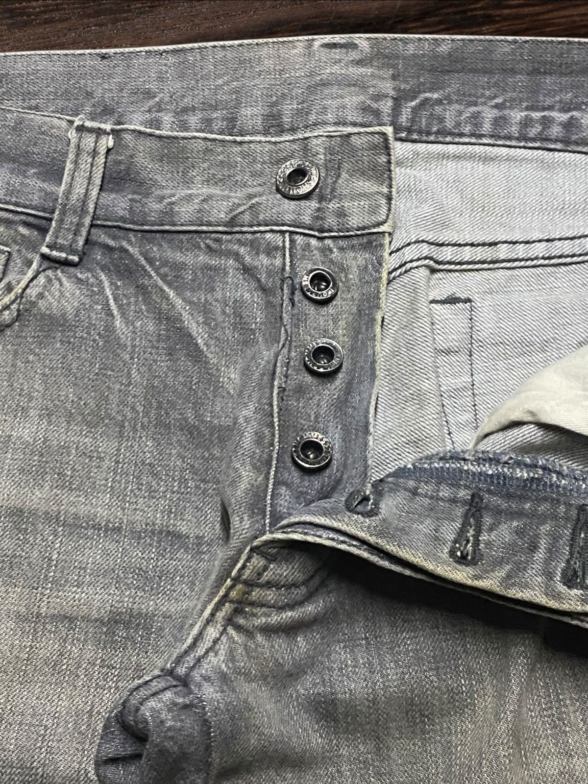 5351 POUR LES HOMMES Vintage Japanese Brand 5351 Pour Les Homme Flare Jeans Size US 32 / EU 48 - 14 Thumbnail