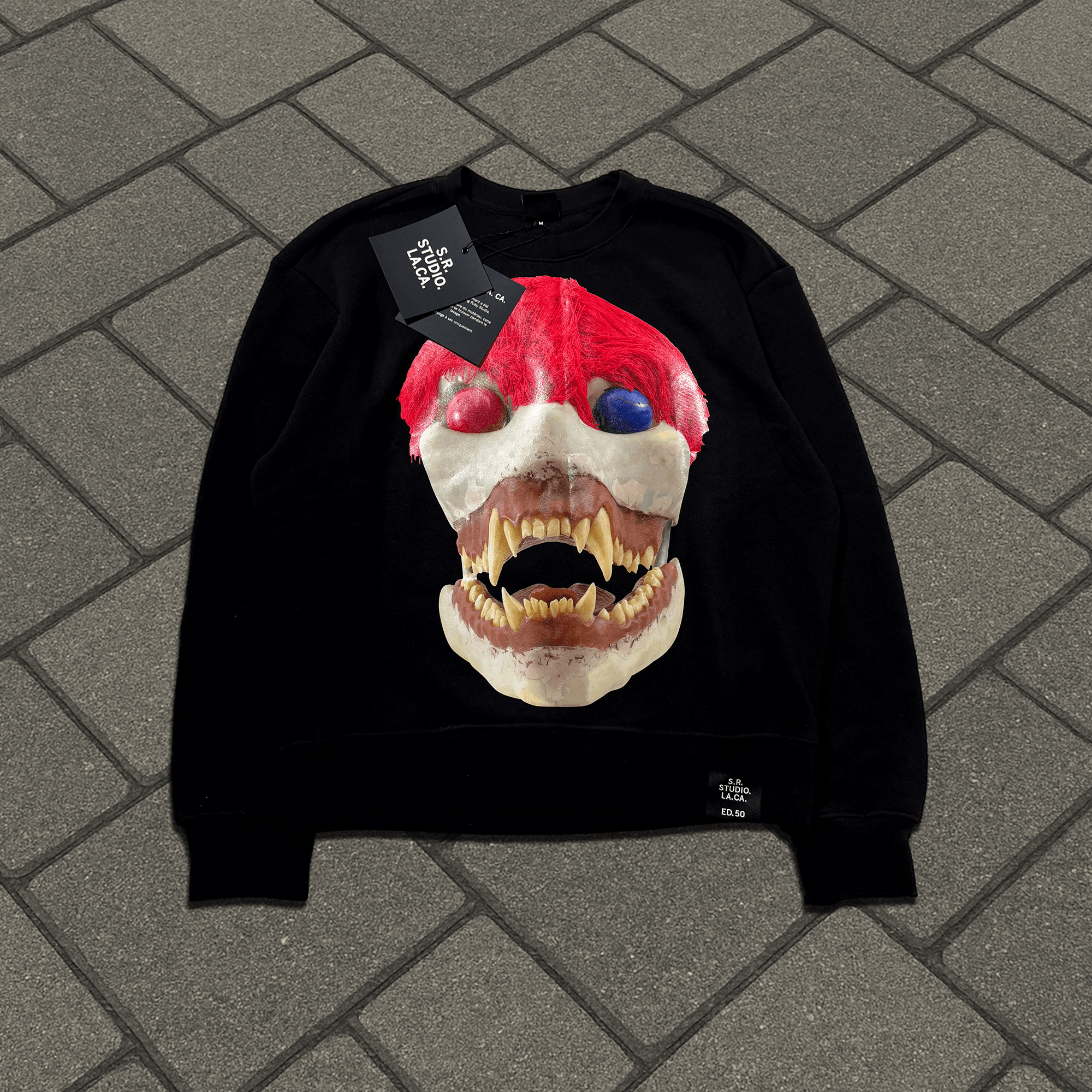 Sterling Ruby Sterling Ruby ED.50 Red Skull Crewneck Size US M / EU 48-50 / 2 - 2 Thumbnail