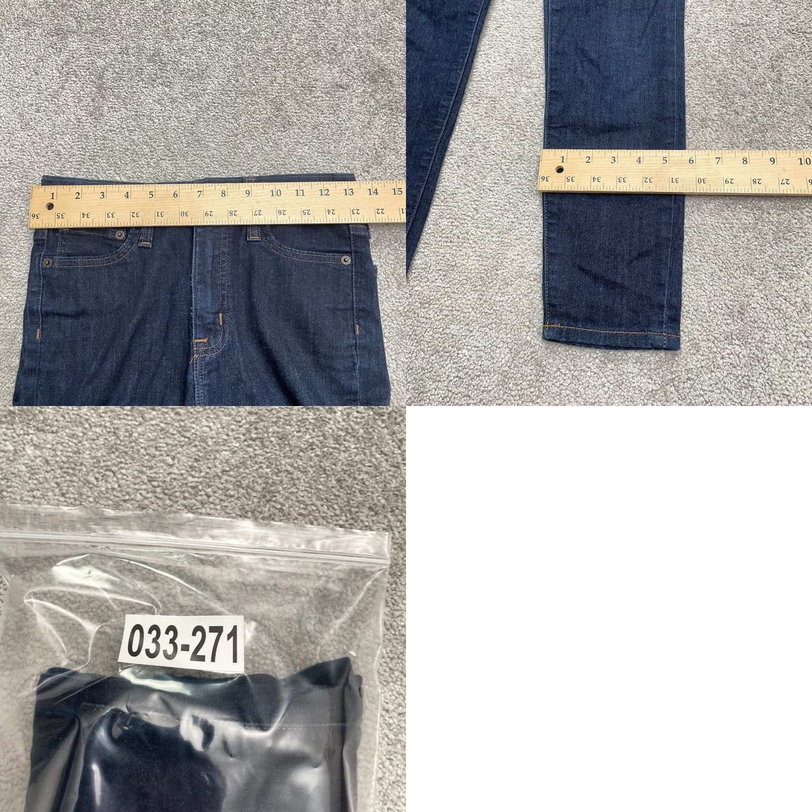 J.Crew J.Crew Jeans Skinny Dark Wash 26x26 High-Rise Women’s Regular 5-Pocket Denim Blue Size 26" / US 2 / IT 38 - 9 Thumbnail