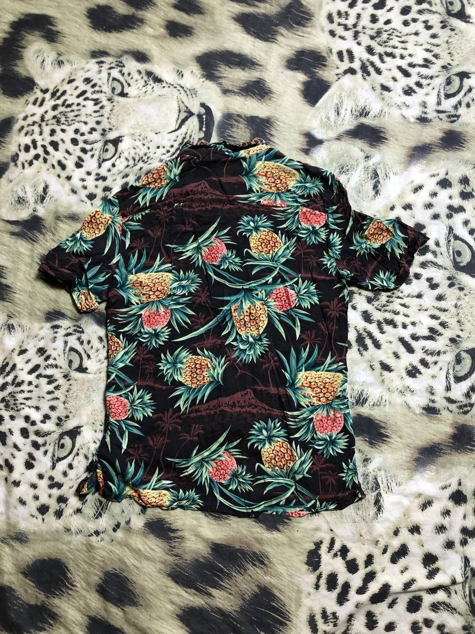 Allsaints Dark Hawaiian Shirt Vintage Floral Hawaiian Casual Shirt Size US M / EU 48-50 / 2 - 11 Thumbnail