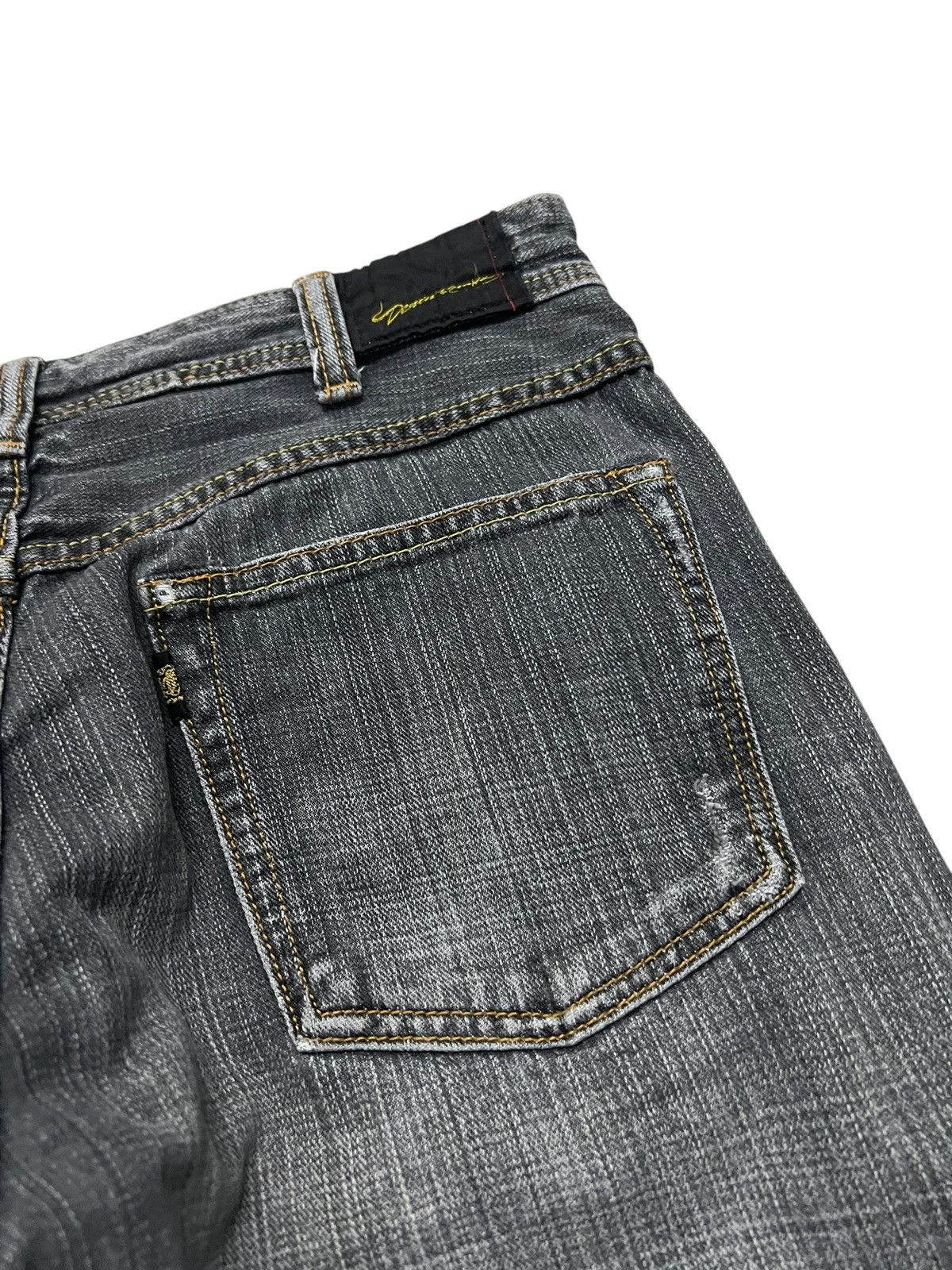 If Six Was Nine 🌈90s Style Denim Craft Japanese Brand Faded Flare Jean Size US 32 / EU 48 - 9 Thumbnail