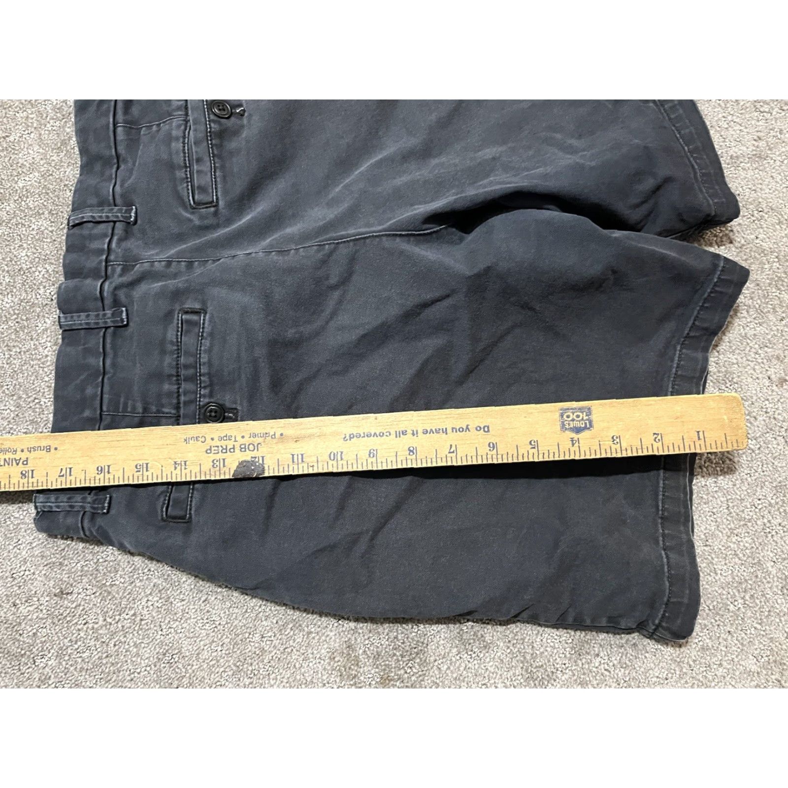 Gap Gap Mens 8 Inch Short Mid Rise Stretch Gapflex Navy Blue Chino Casual Regular 29 Distressed? Size US 29 - 4 Thumbnail