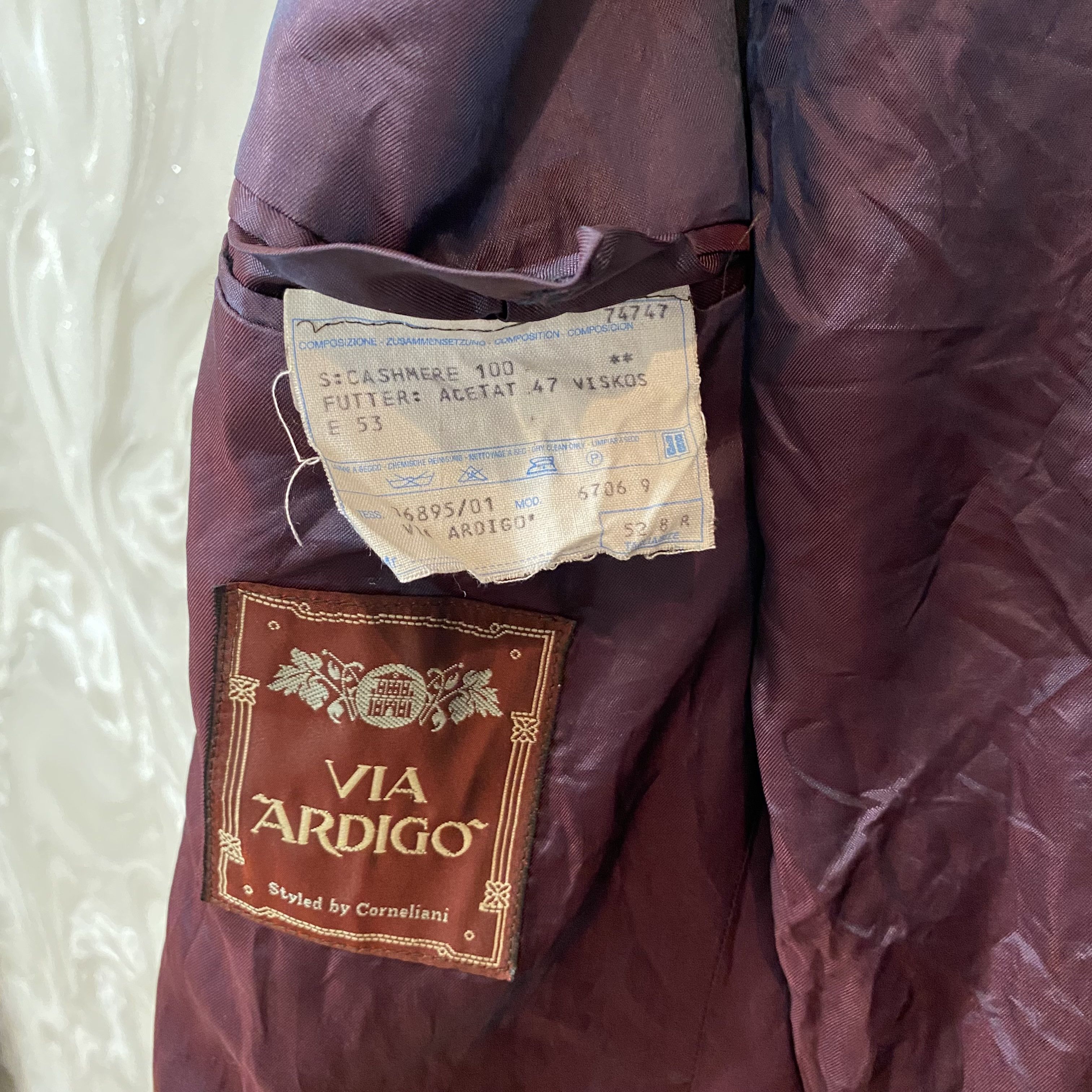 Other CORNELIANI Via Ardigo Mens UK Blazer Cashmere 100 Jacket Size 52R - 6 Thumbnail