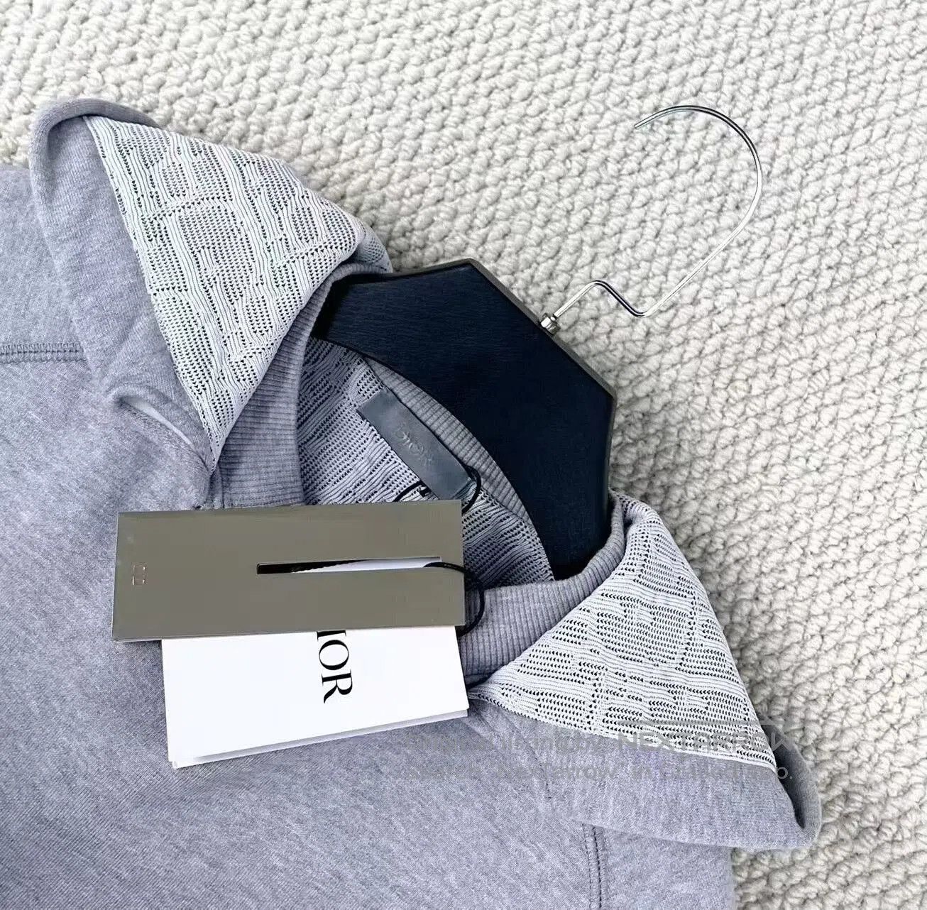 Dior Dior Gray Logo Embroidered Hoodie. Size US XS / EU 42 / 0 - 3 Thumbnail