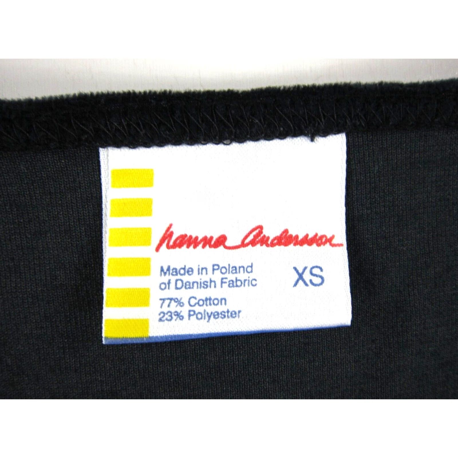 Vintage VINTAGE Hanna Andersson Cotton Velvet Black Long Sleeve Sheath Tunic Dress XS Size XS / US 0-2 / IT 36-38 - 3 Thumbnail