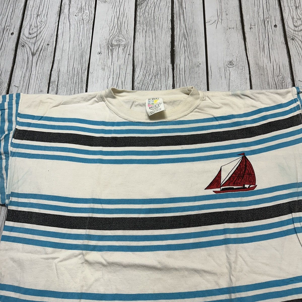 Robert Bruce × Vintage Vintage Robert Bruce tee Size US L / EU 52-54 / 3 - 3 Thumbnail
