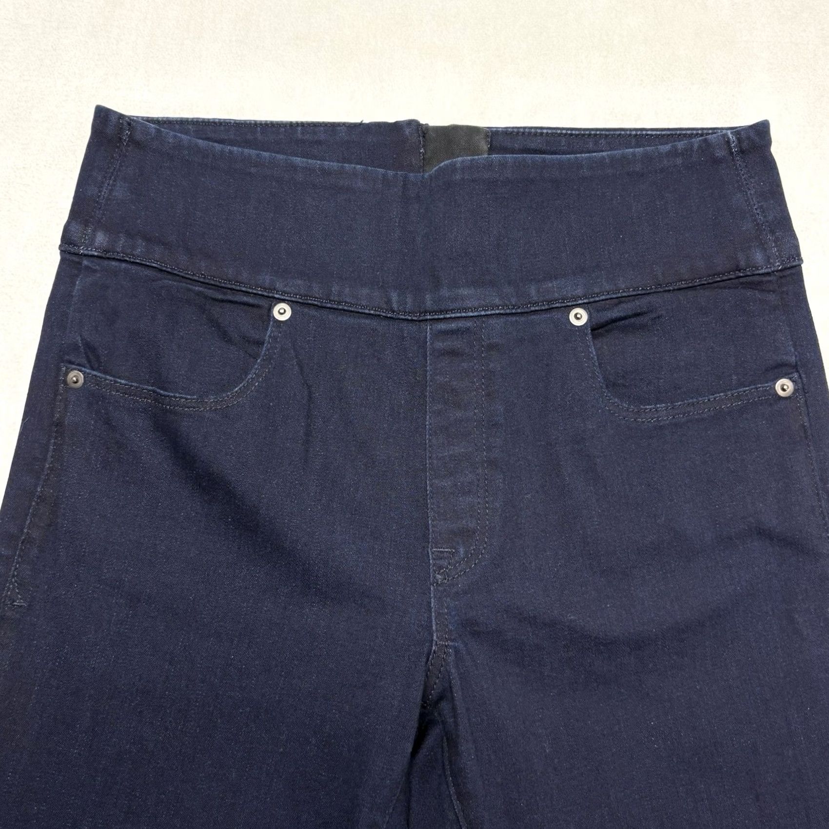 Spanx Spanx Signature Waist Slim Boot Dark Wash High Rise Jeans Size 28 Back Zip Denim Womens Bootcut 32in Inseam Size 28" / US 6 / IT 42 - 3 Thumbnail