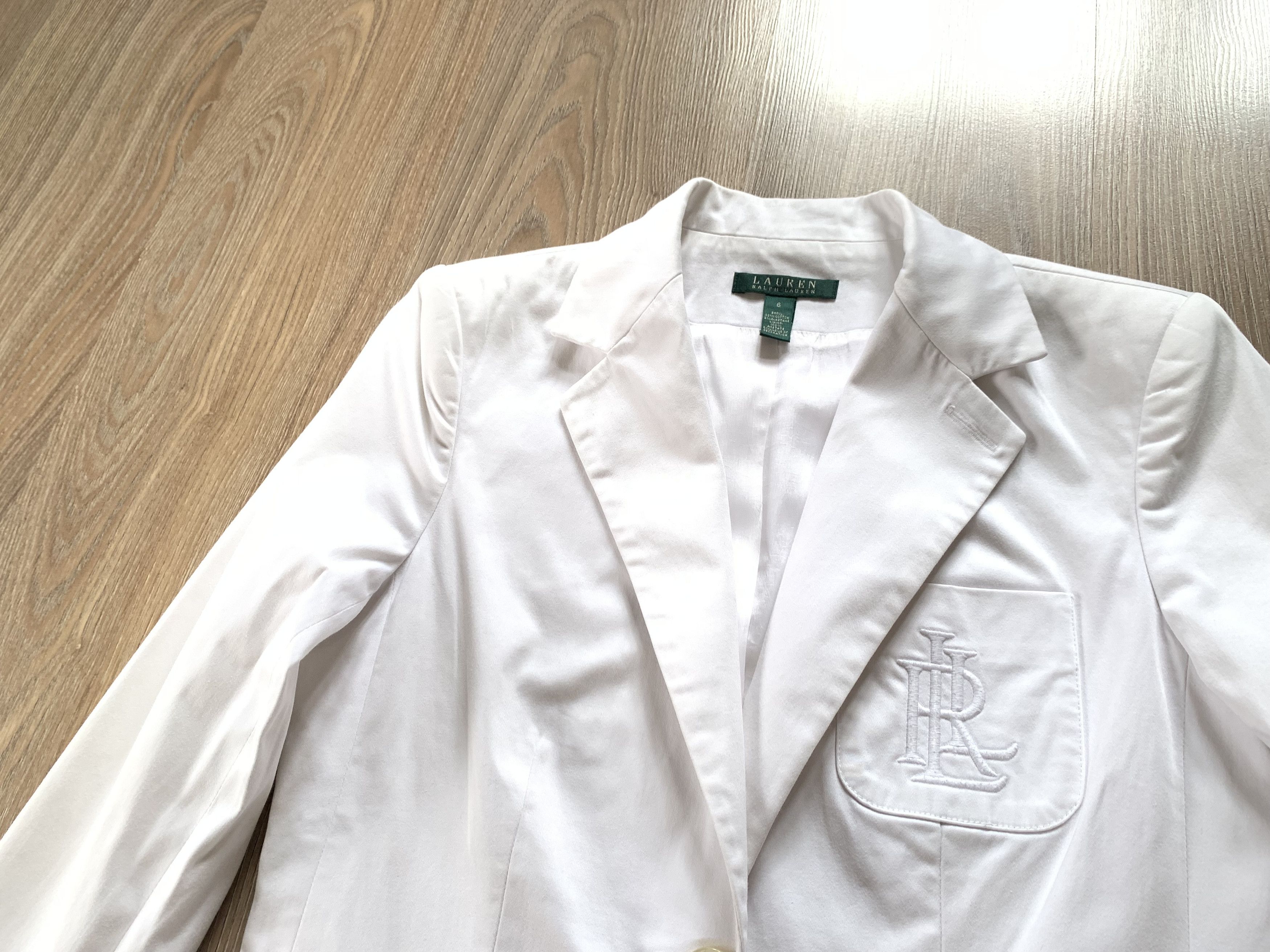 Lauren Ralph Lauren Lauren Ralph Lauren White Women's Blazer Jacket Size S / US 4 / IT 40 - 5 Thumbnail